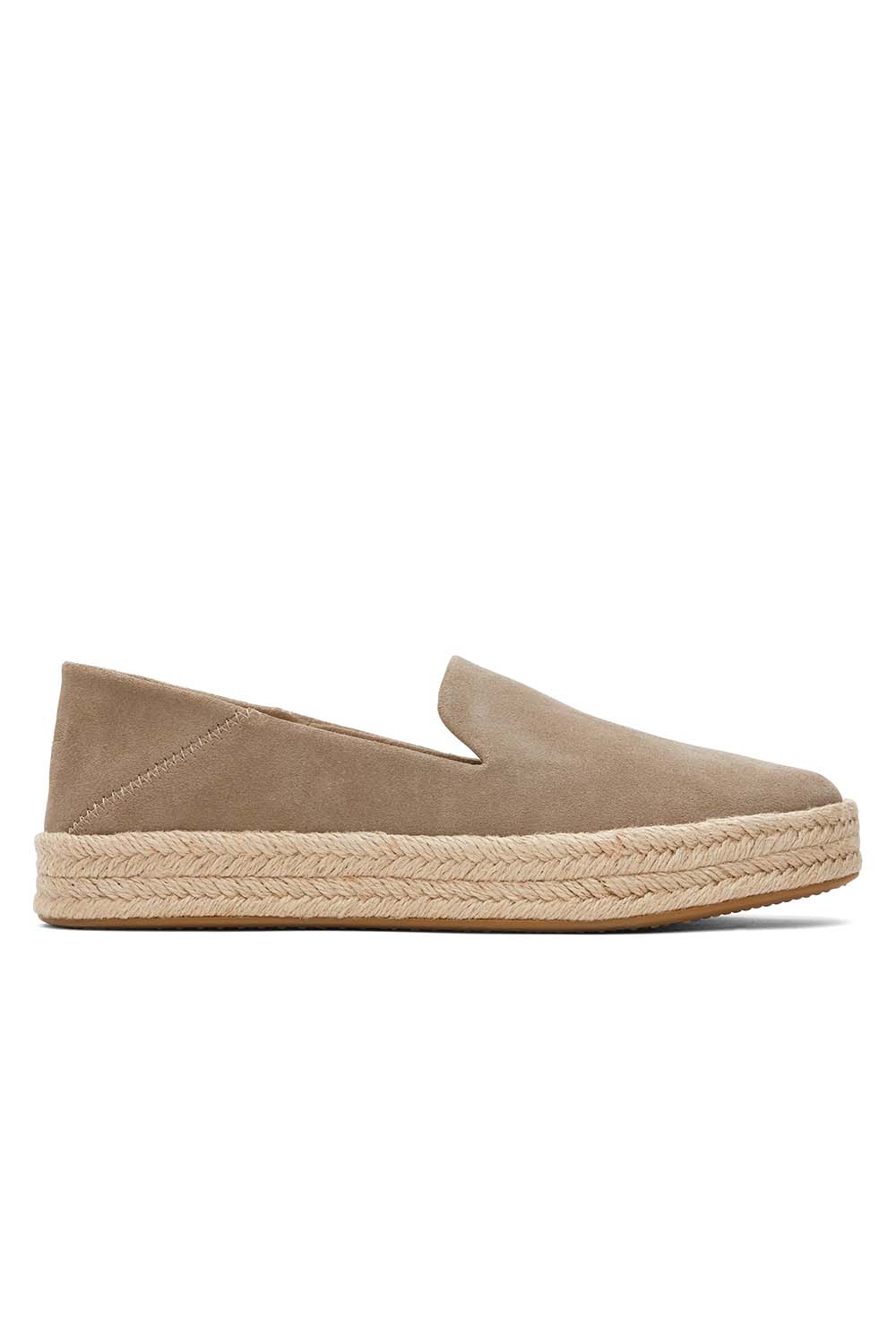 TOMS Espadrili Dun Suede Wm Caroln 10020711 natural