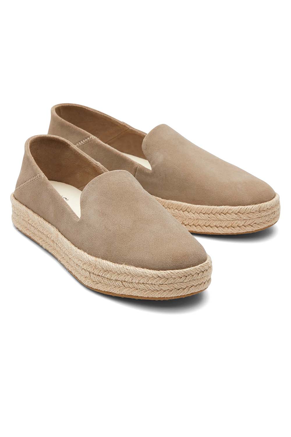 TOMS Espadrili Dun Suede Wm Caroln 10020711 natural