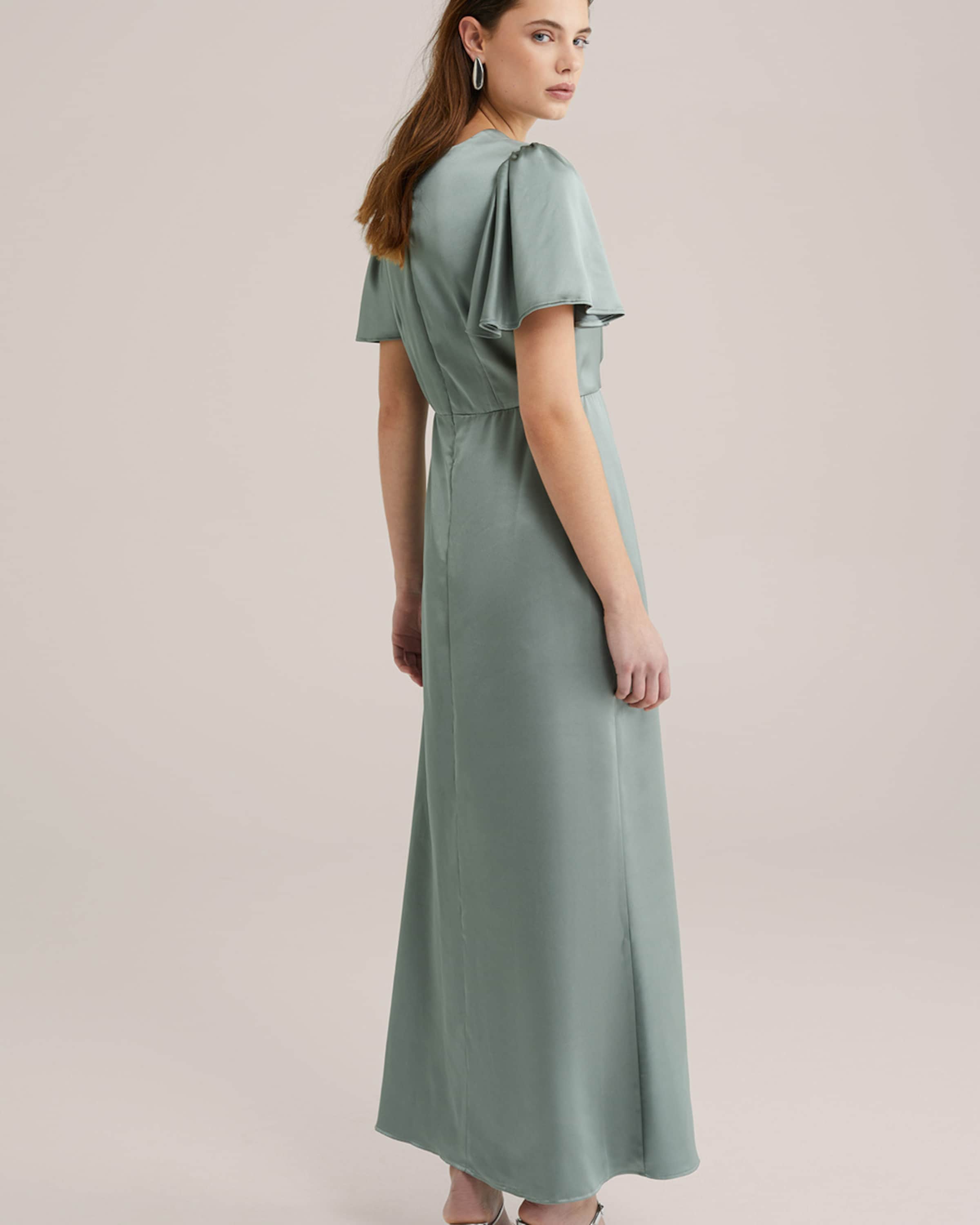 WE Fashion Rochie de seară verde pastel