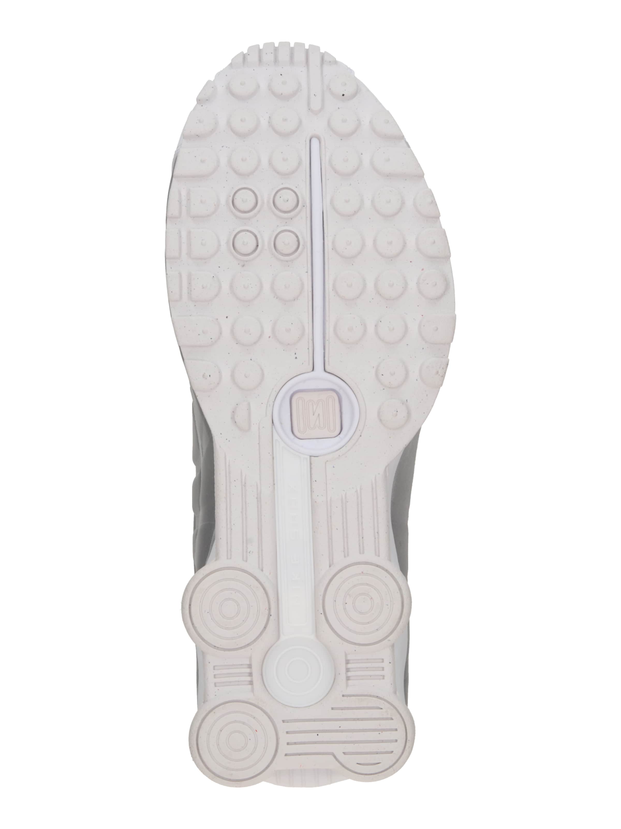 Nike Sportswear Sneaker low 'SHOX R4' argintiu / alb