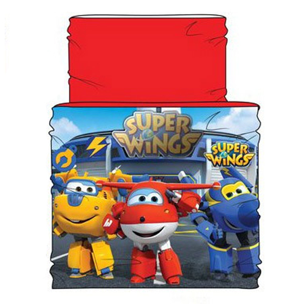 Super Wings Red fular pentru copii, snood