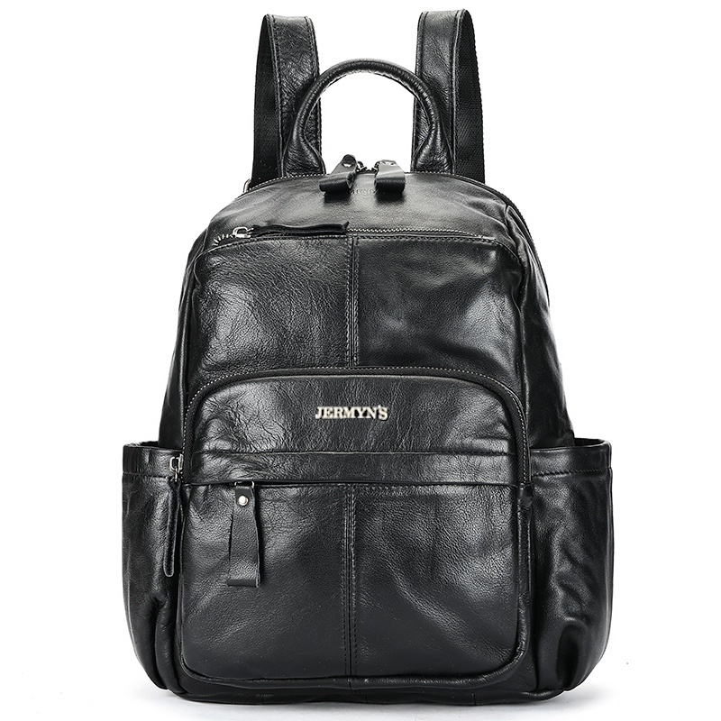 Rucsac dama JERMYN'S Cremona, piele naturala, negru