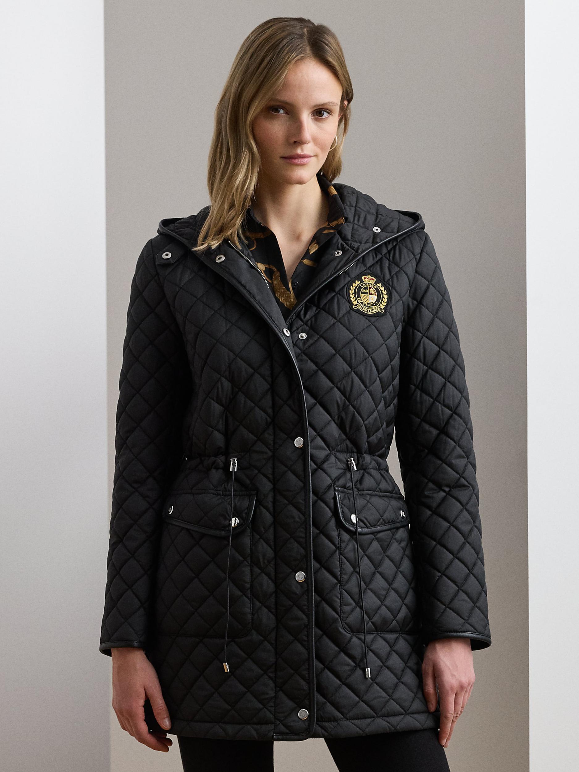 Lauren Ralph Lauren Geacă de primăvară-toamnă negru
