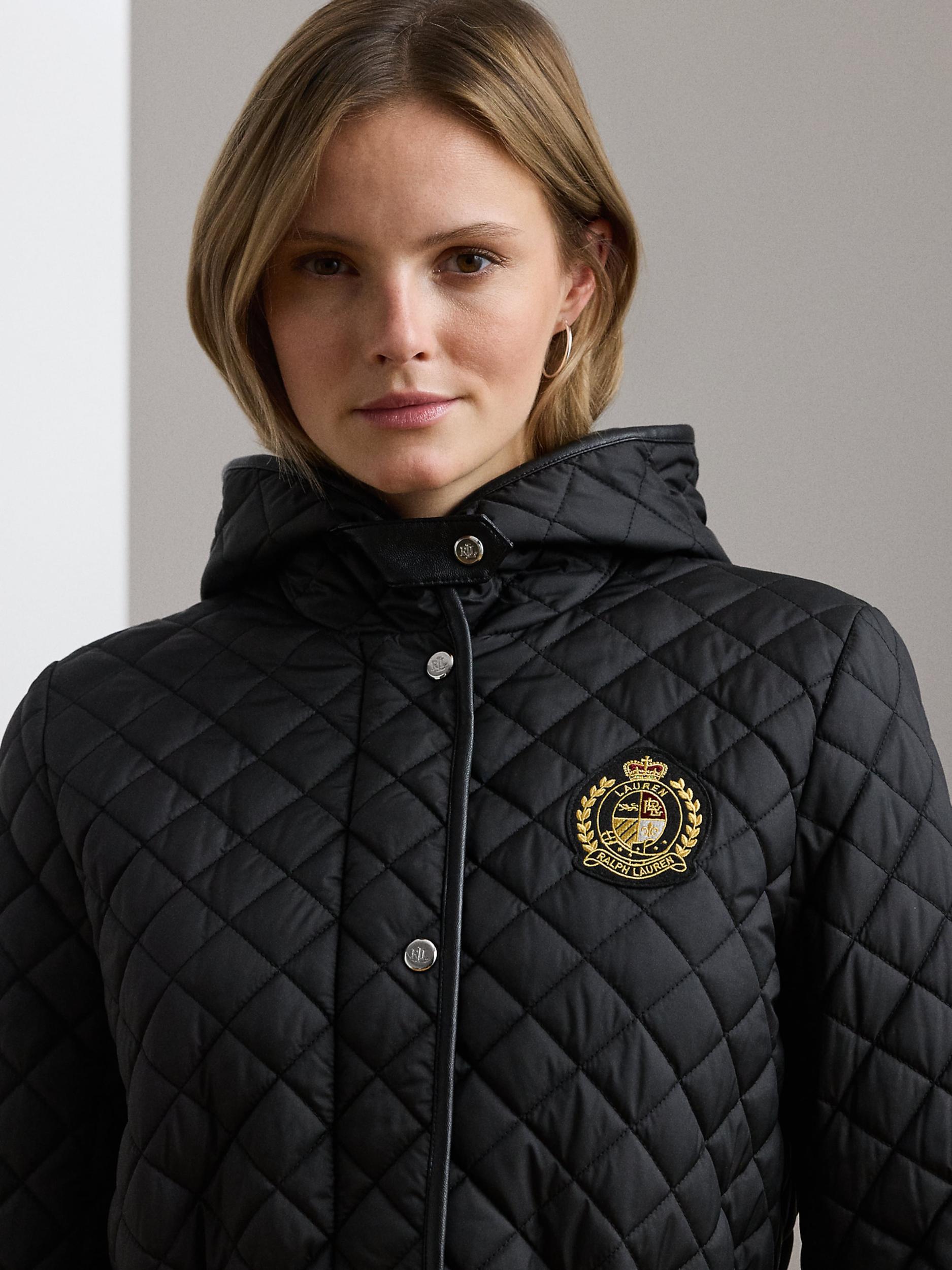 Lauren Ralph Lauren Geacă de primăvară-toamnă negru