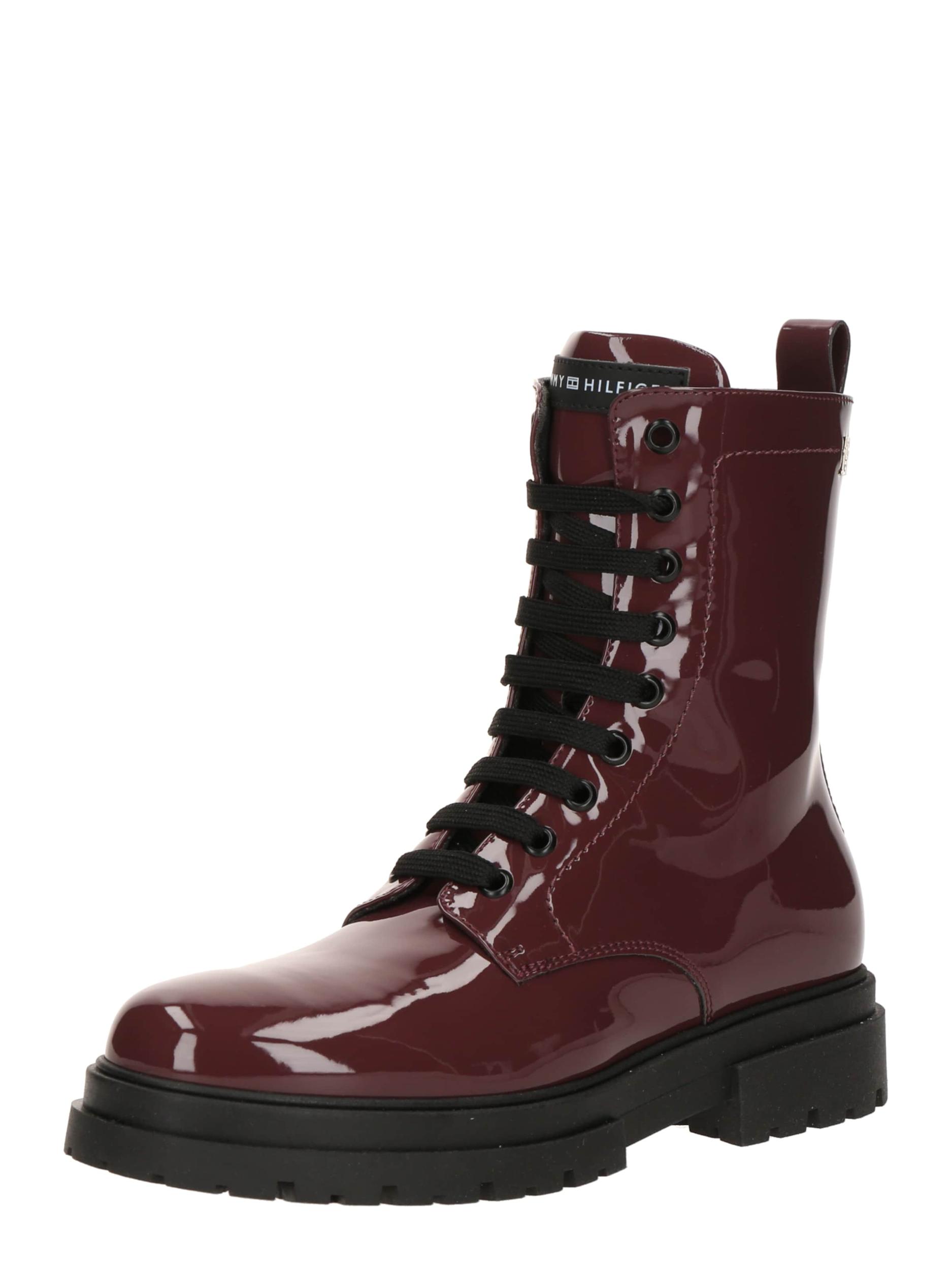 TOMMY HILFIGER Cizme roșu bordeaux