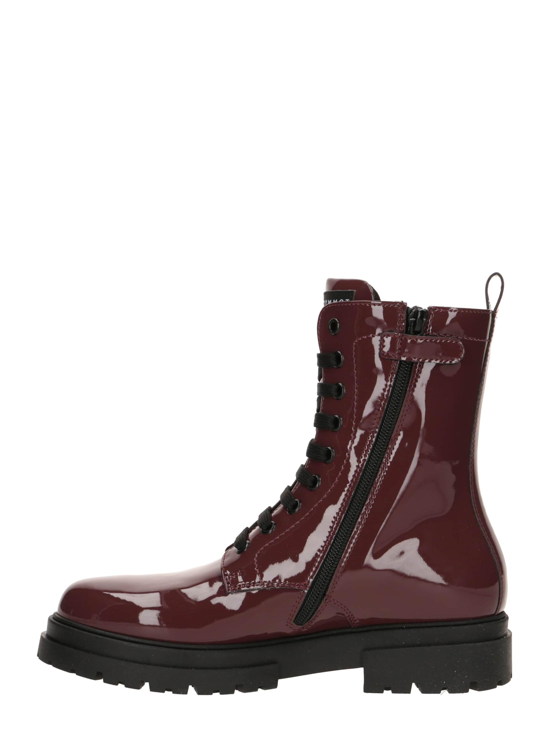TOMMY HILFIGER Cizme roșu bordeaux