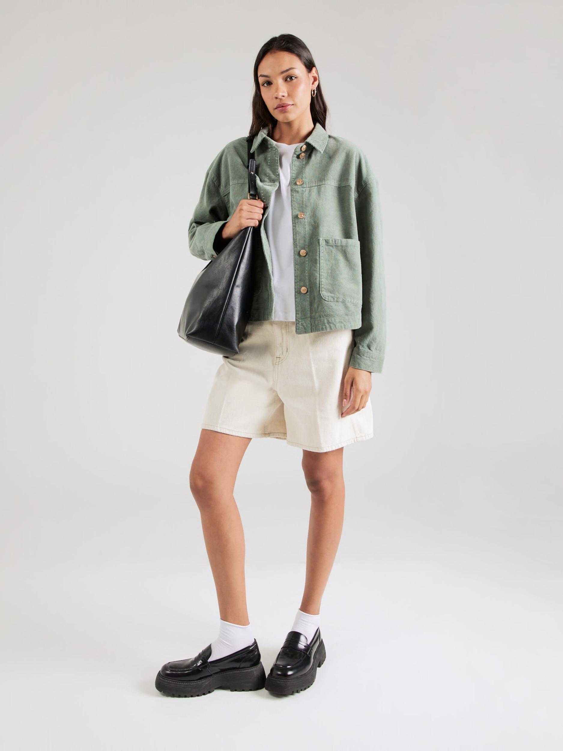 ONLY Geacă de primăvară-toamnă 'ONLMOXIE' verde jad