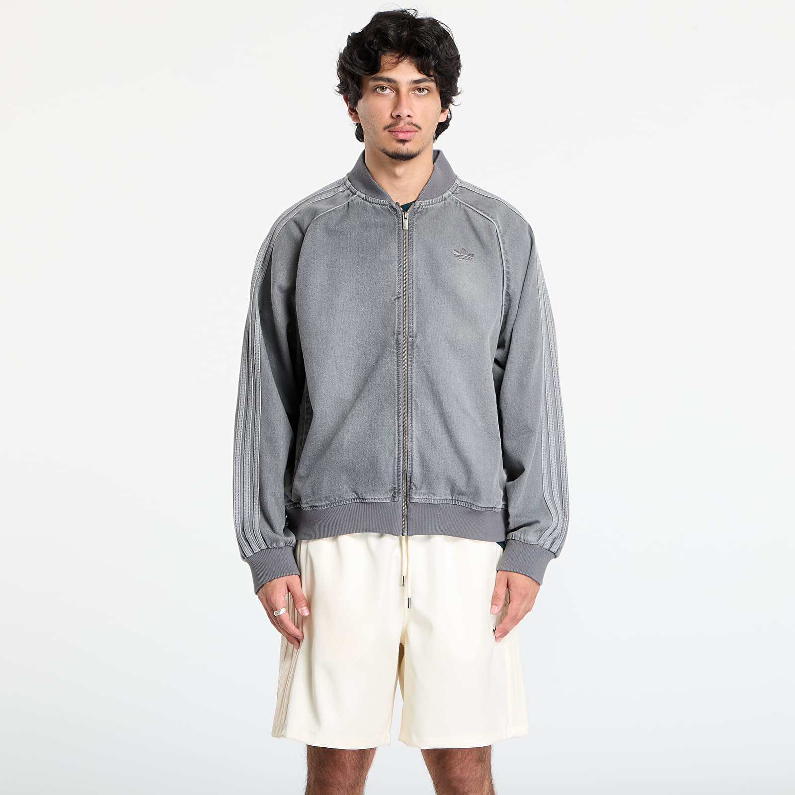 adidas Originals Jachetă adidas SST Adicolor Loose Denim Jacket Light Denim XL