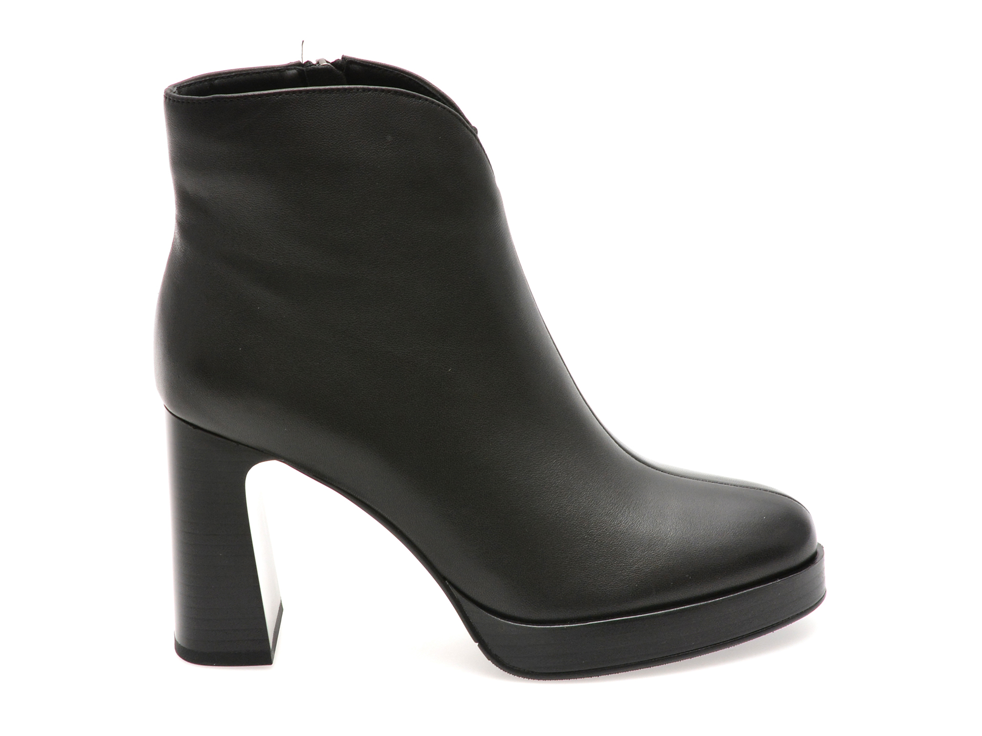 Botine EPICA negre, 2392, din piele naturala