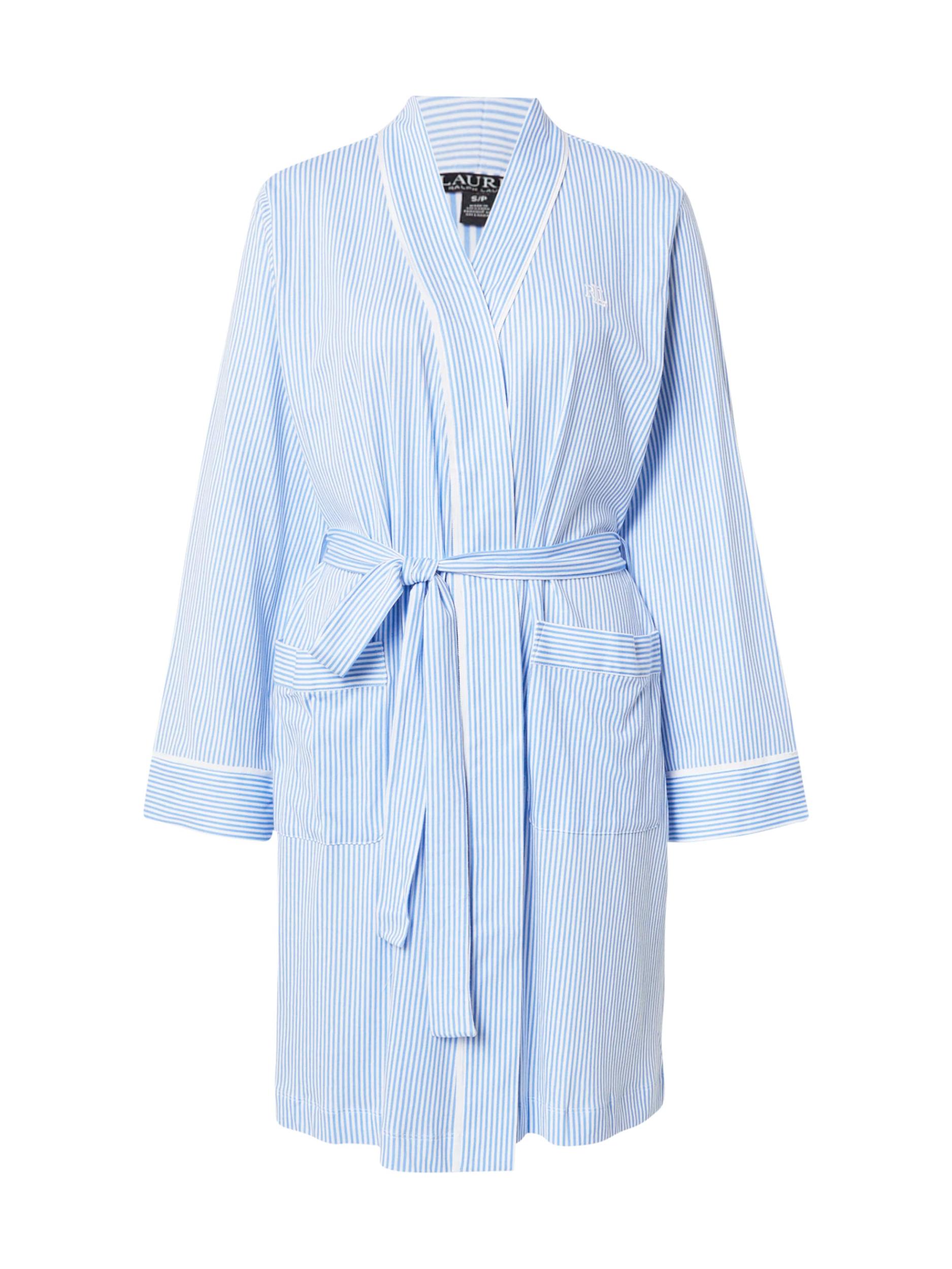 Lauren Ralph Lauren Halat de baie scurt azuriu / alb