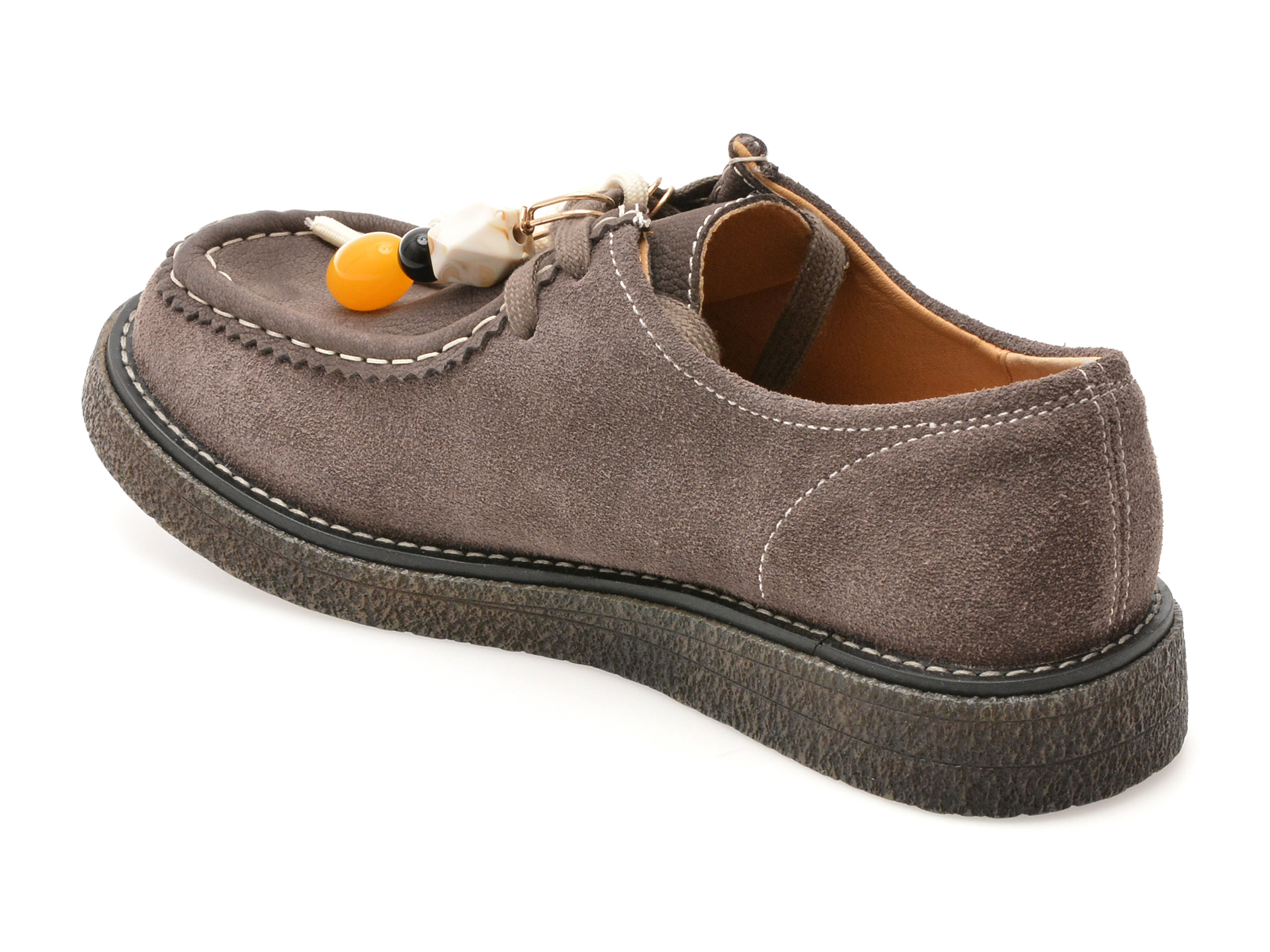 Pantofi GRYXX gri, 9320, din piele intoarsa