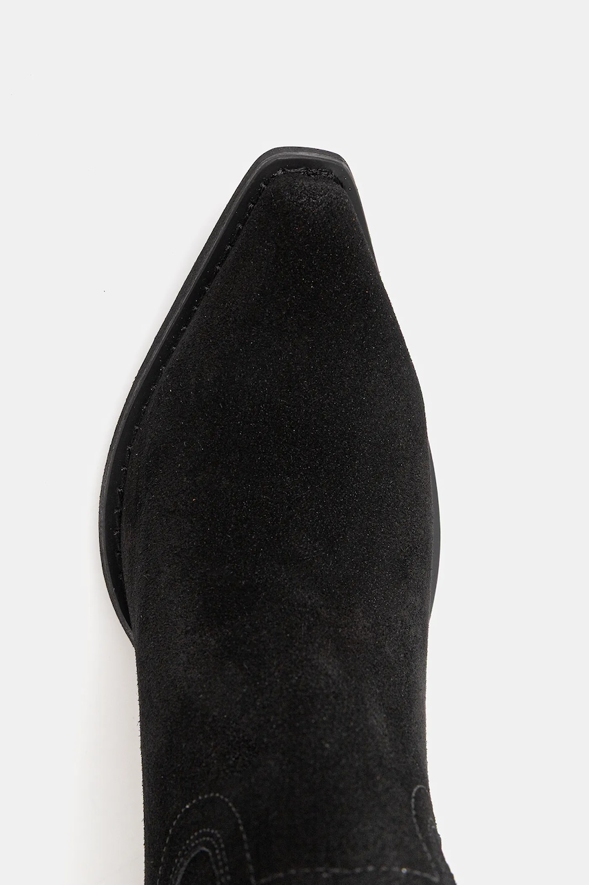 Jeffrey Campbell cizme de cowboy din piele întoarsă RANCHER-K