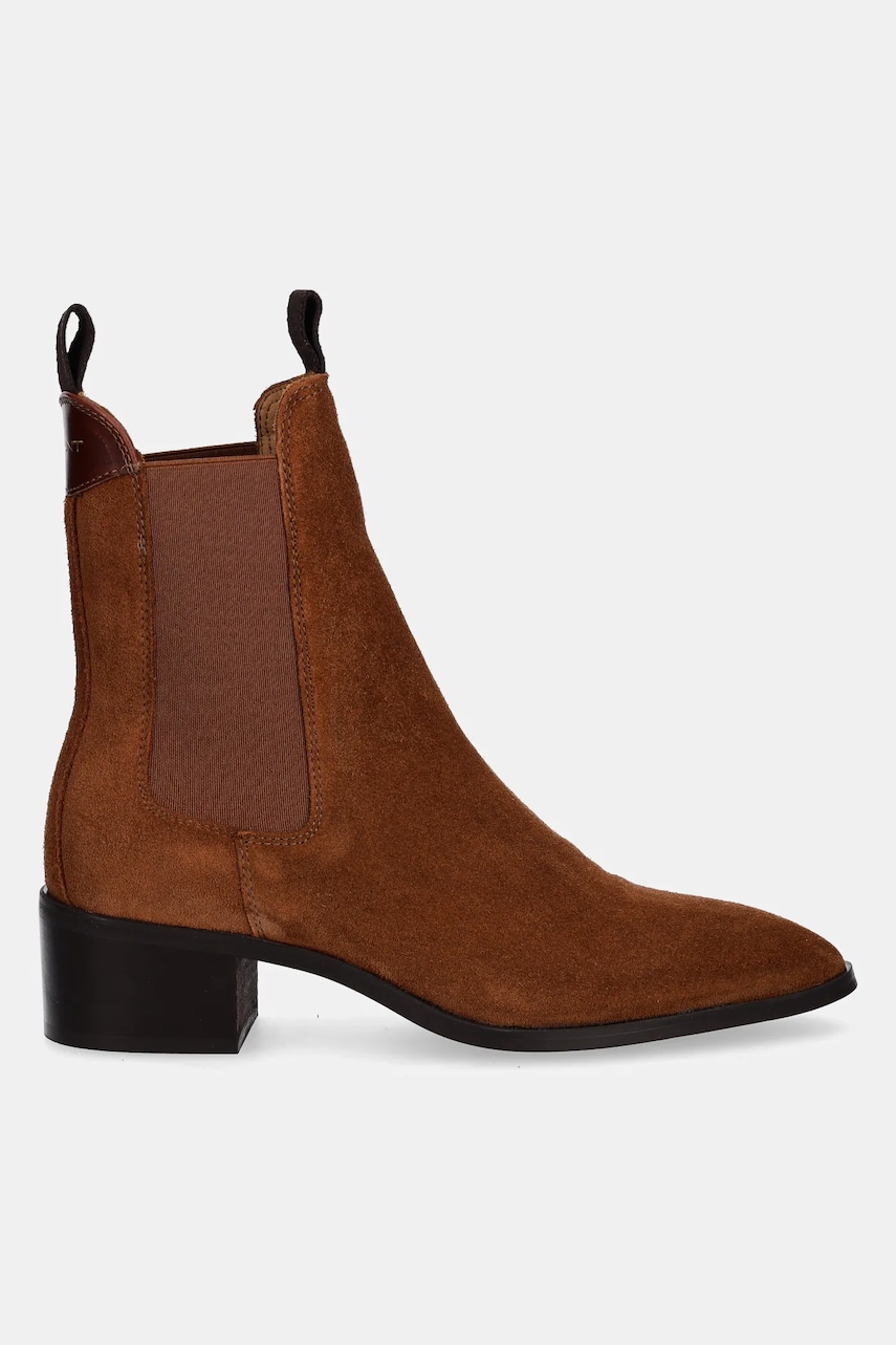 Gant botine din piele întoarsă St Broomly