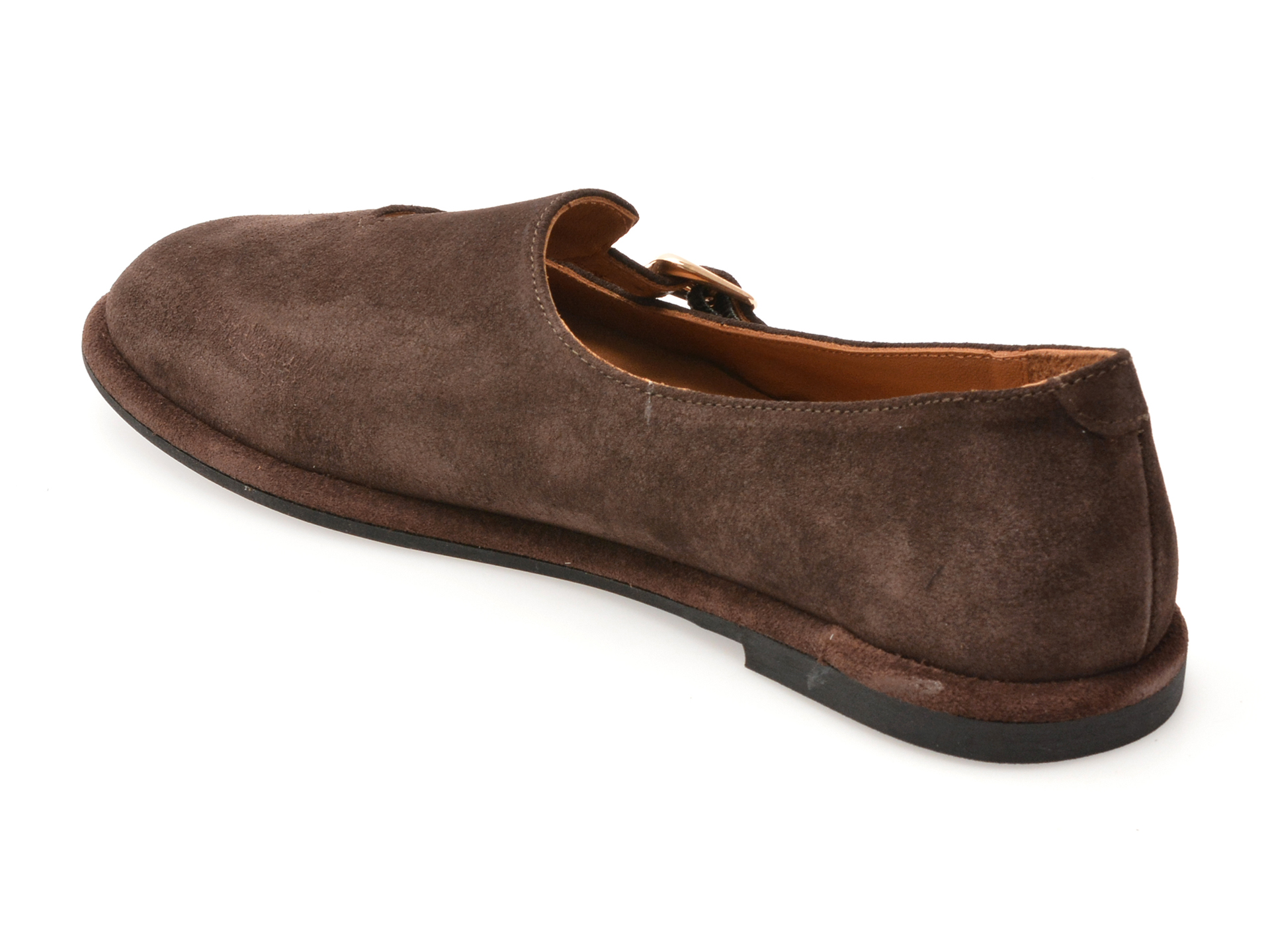 Pantofi EPICA maro, 1614033, din piele intoarsa