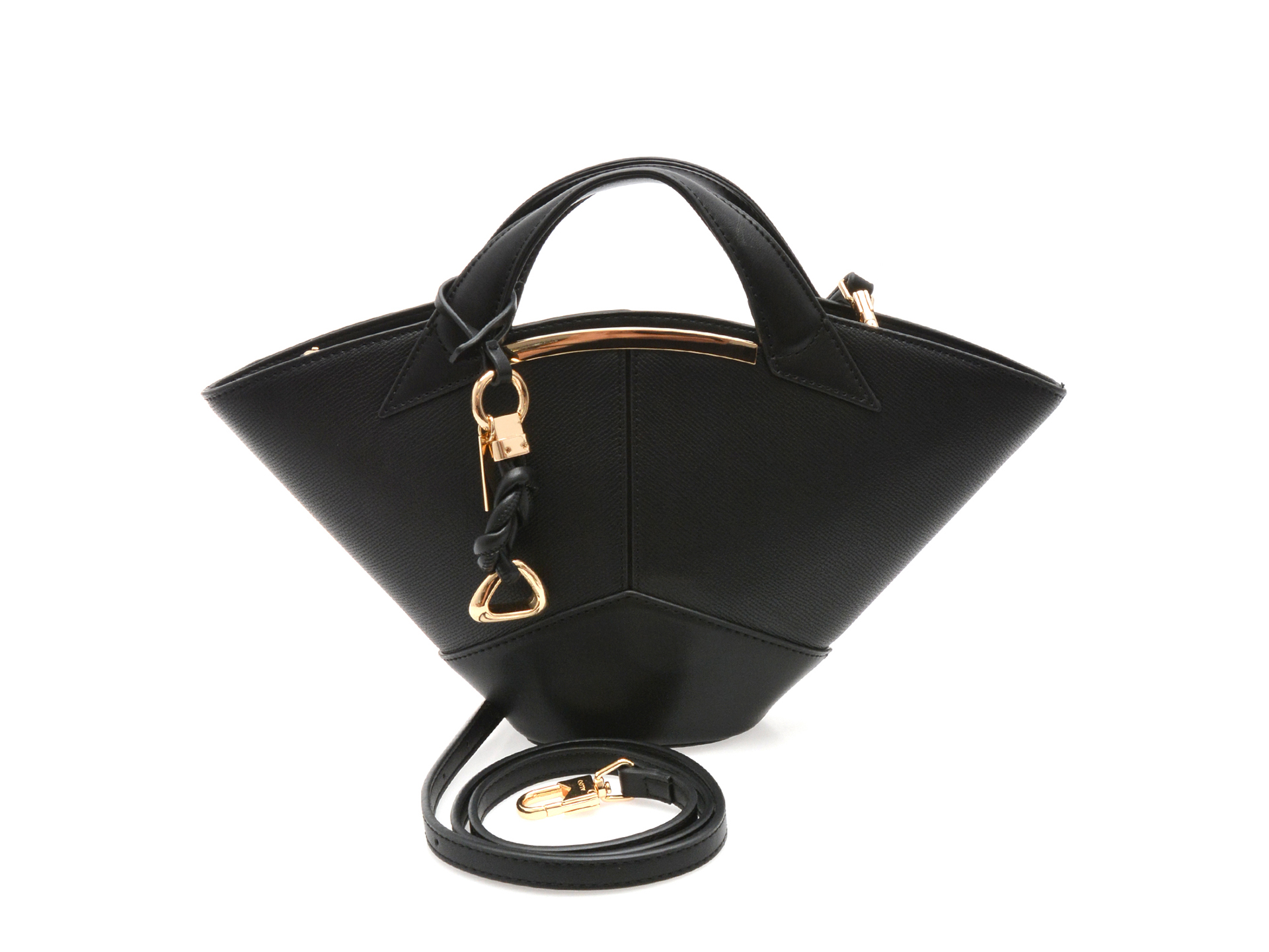 Geanta ALDO neagra, IVEYMIA 006, din piele ecologica