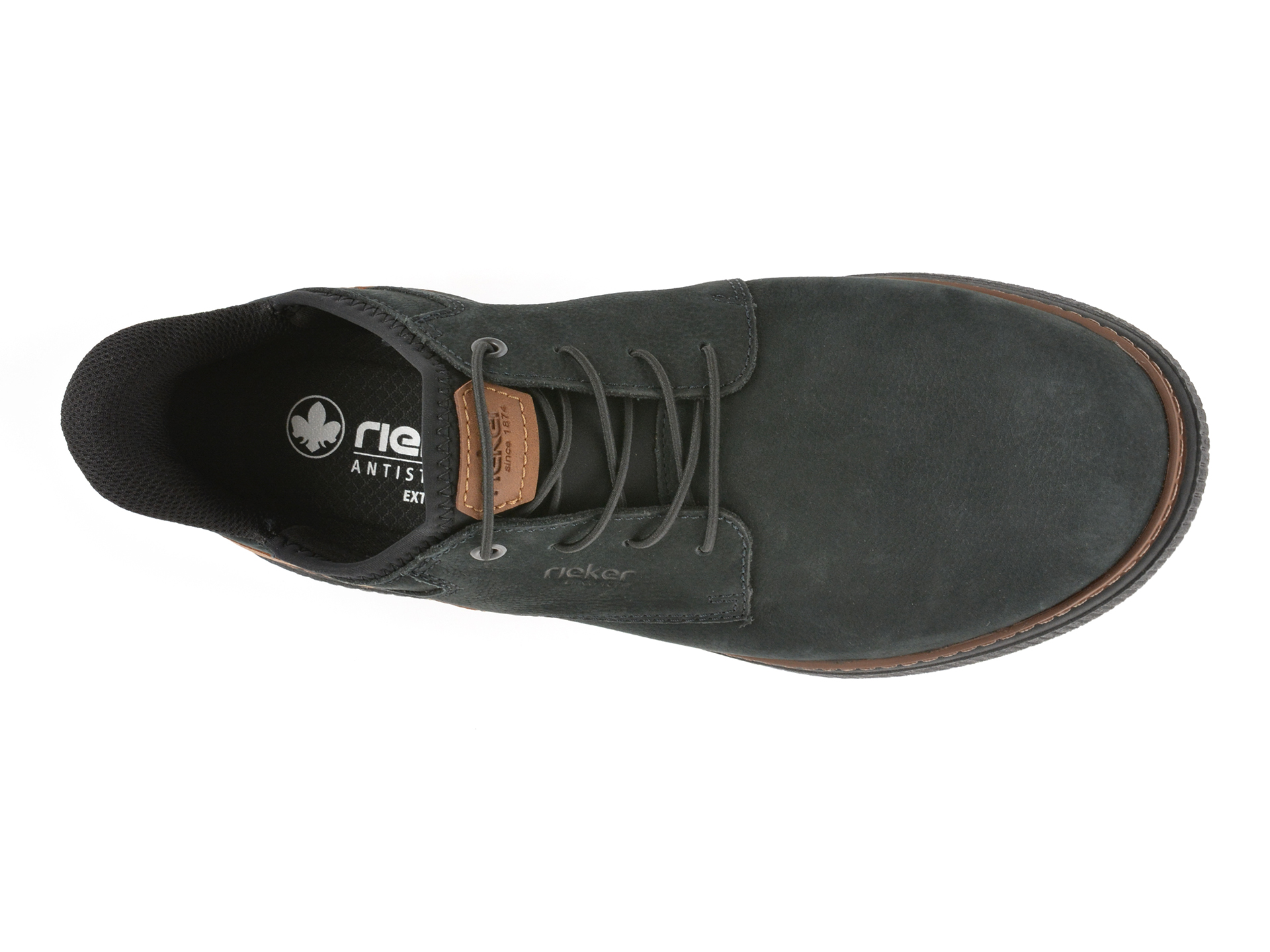 Pantofi sport RIEKER bleumarin, B3357, din piele naturala