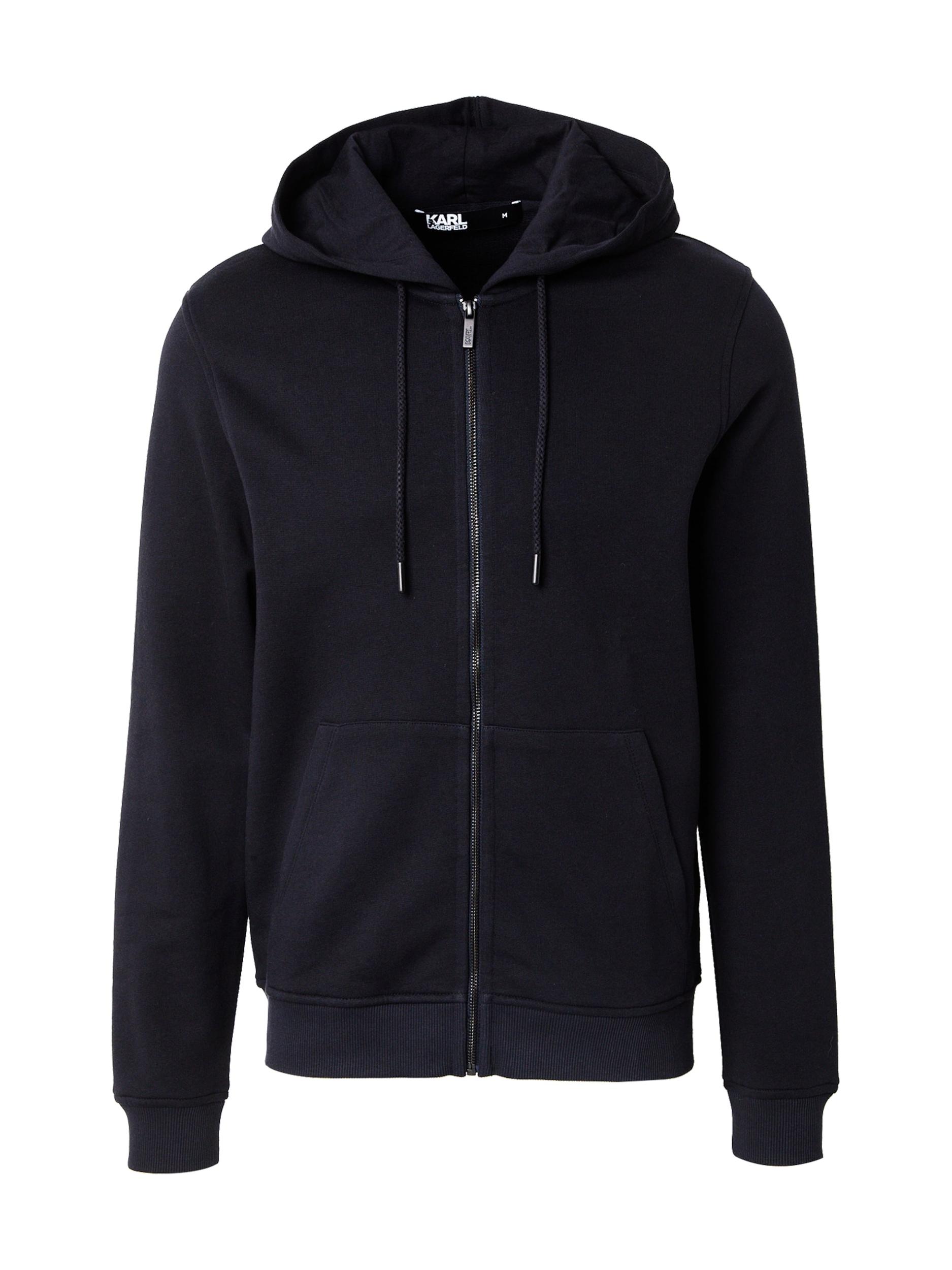 Karl Lagerfeld Hanorac albastru noapte / alb