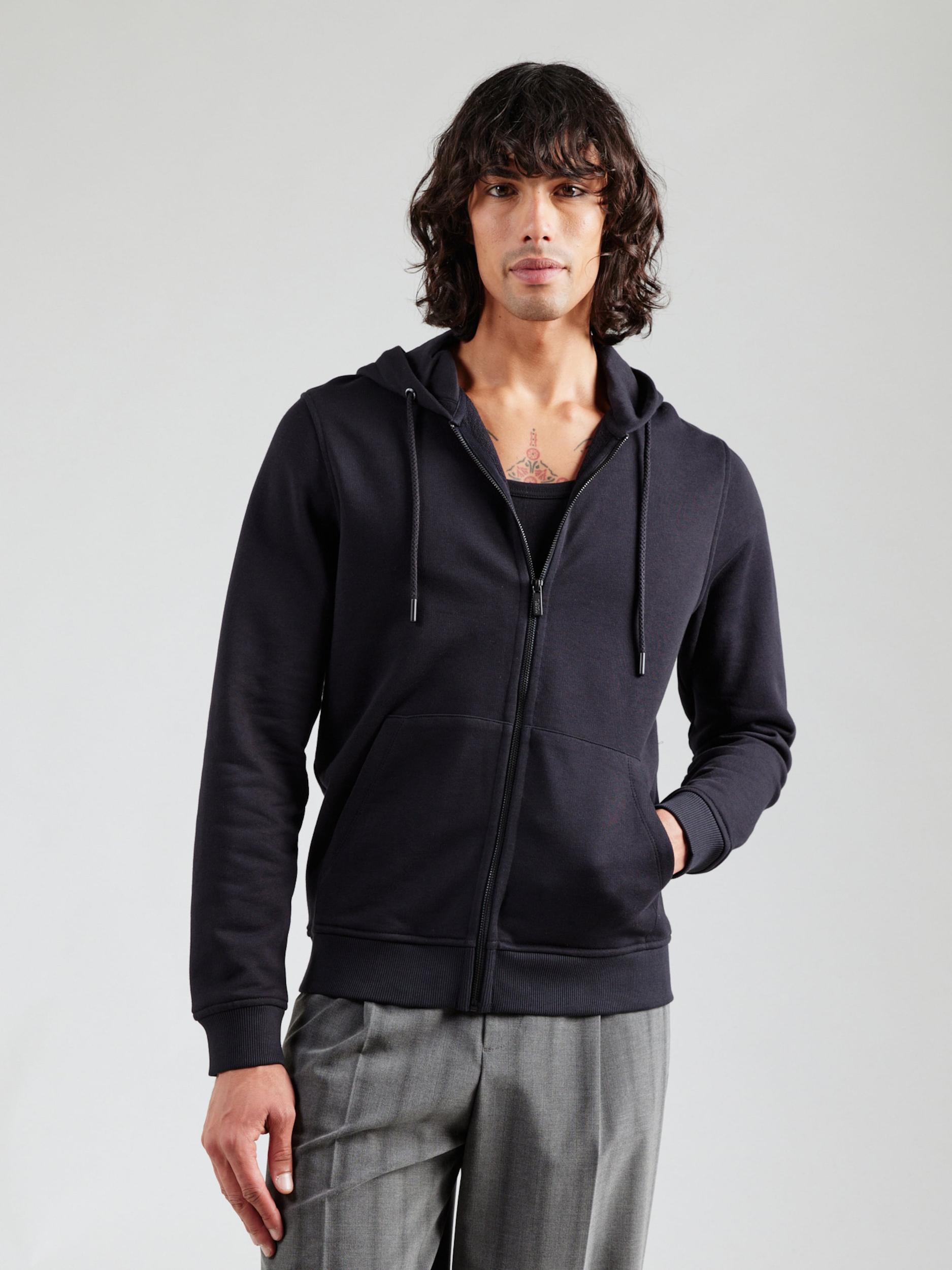 Karl Lagerfeld Hanorac albastru noapte / alb