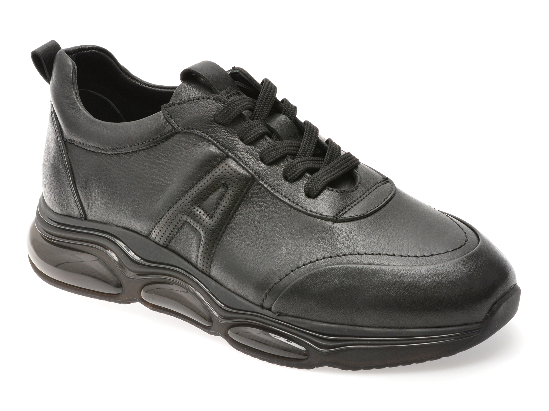 Pantofi sport GRYXX negri, S2050, din piele naturala