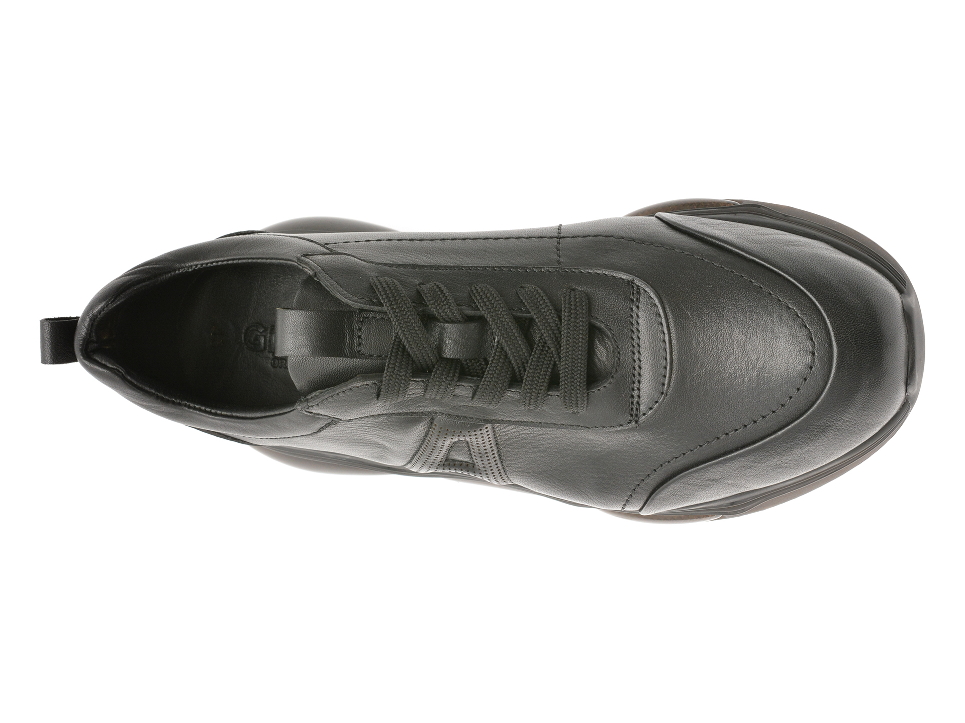 Pantofi sport GRYXX negri, S2050, din piele naturala