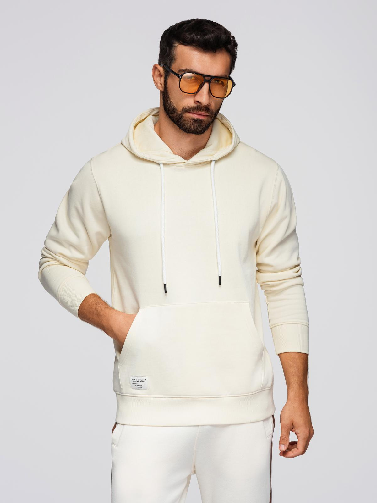 Ombre Men's BASIC kangaroo hooded sweatshirt - GLAMI.ro