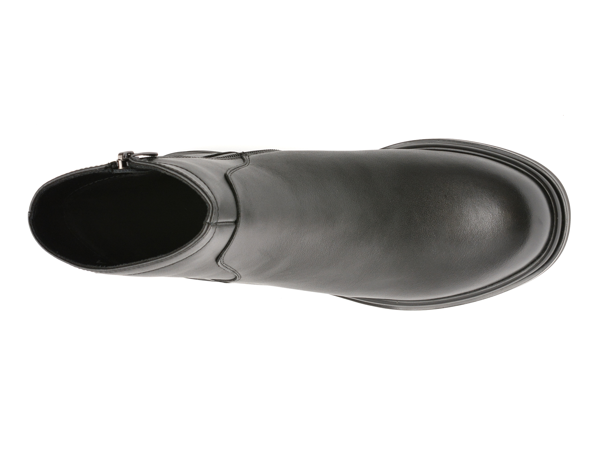 Ghete EPICA negre, DX1286, din piele naturala