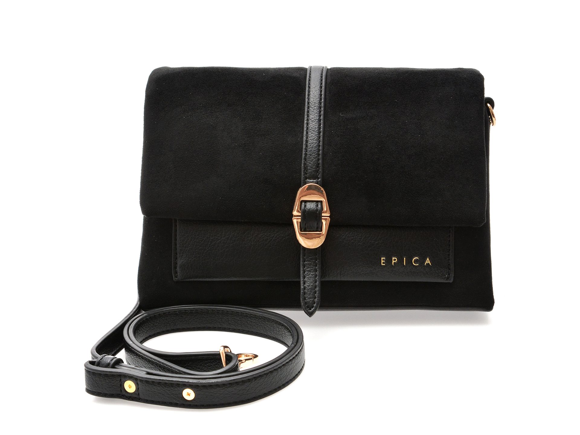 Geanta EPICA neagra, 281, din piele ecologica