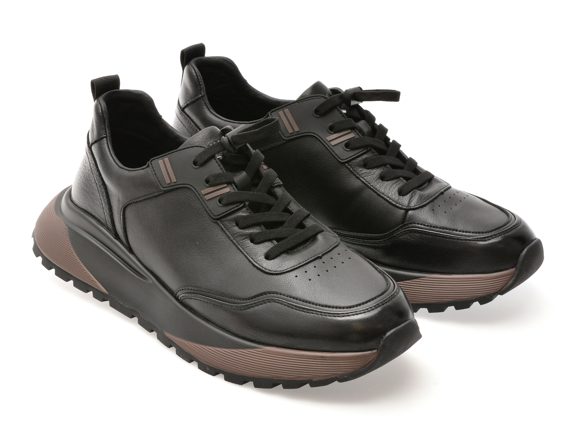 Pantofi sport GRYXX negri, LN42, din piele naturala