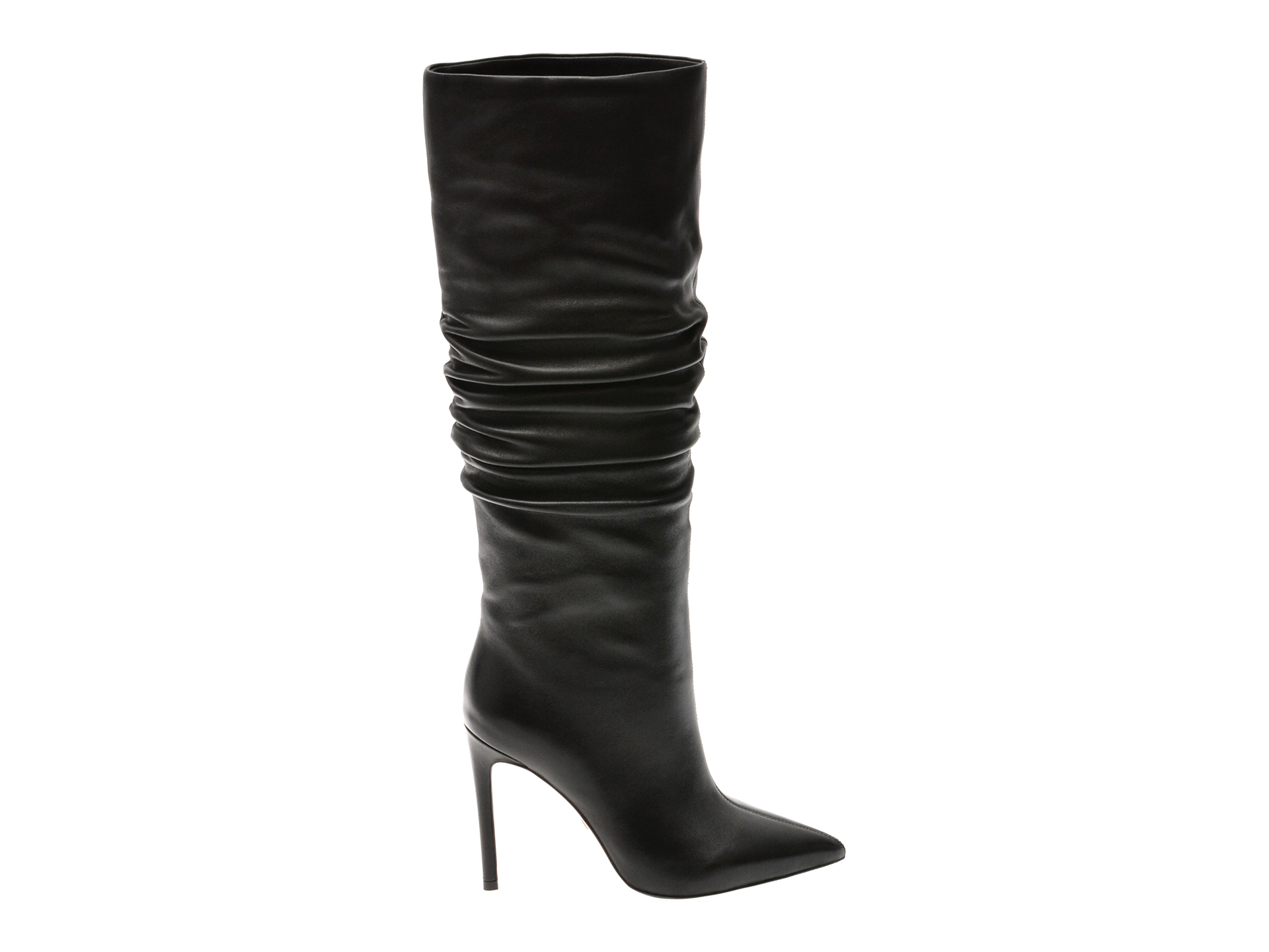 Cizme elegante EPICA PREMIUM negre, 109R, din piele naturala