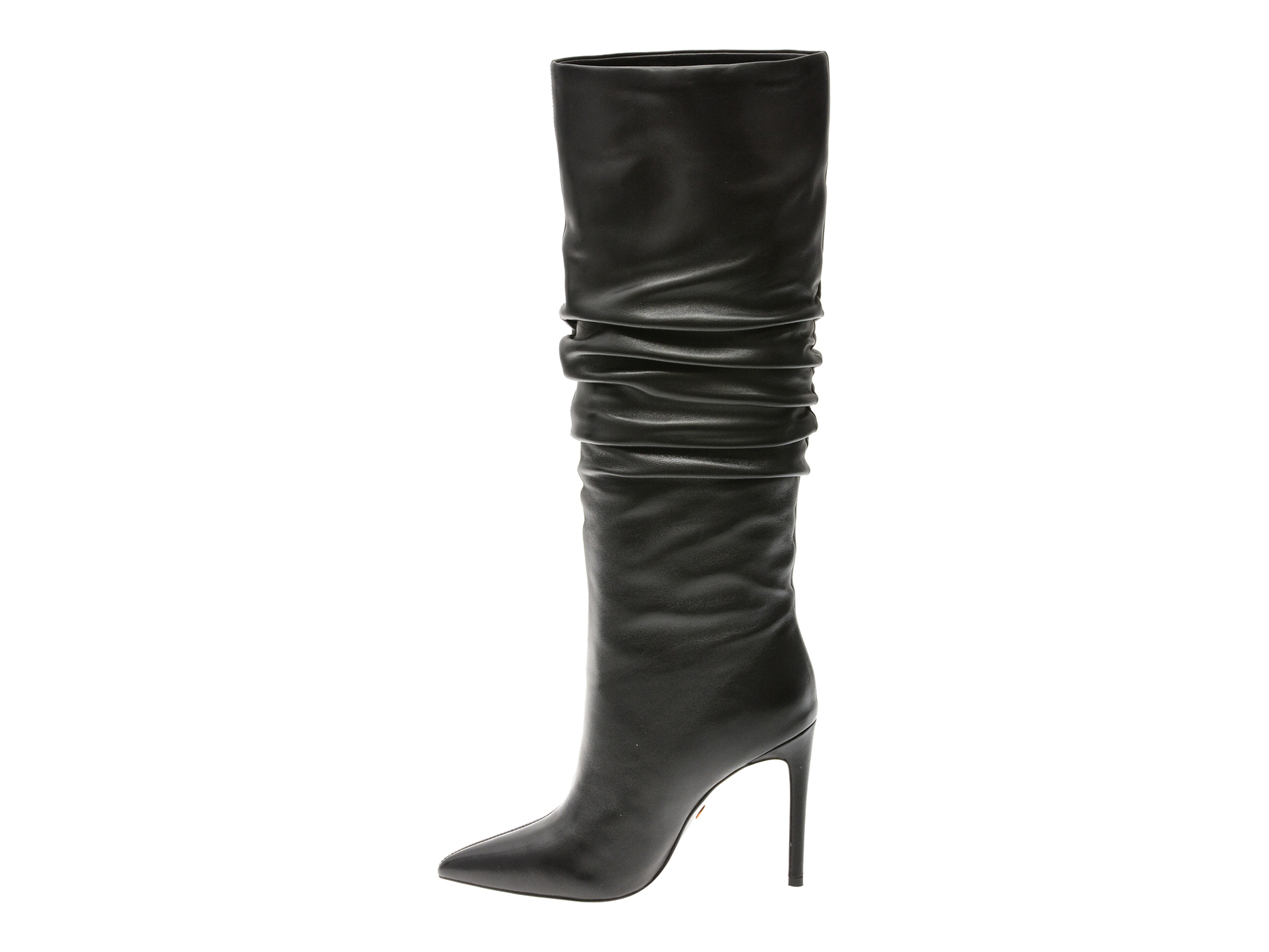 Cizme elegante EPICA PREMIUM negre, 109R, din piele naturala