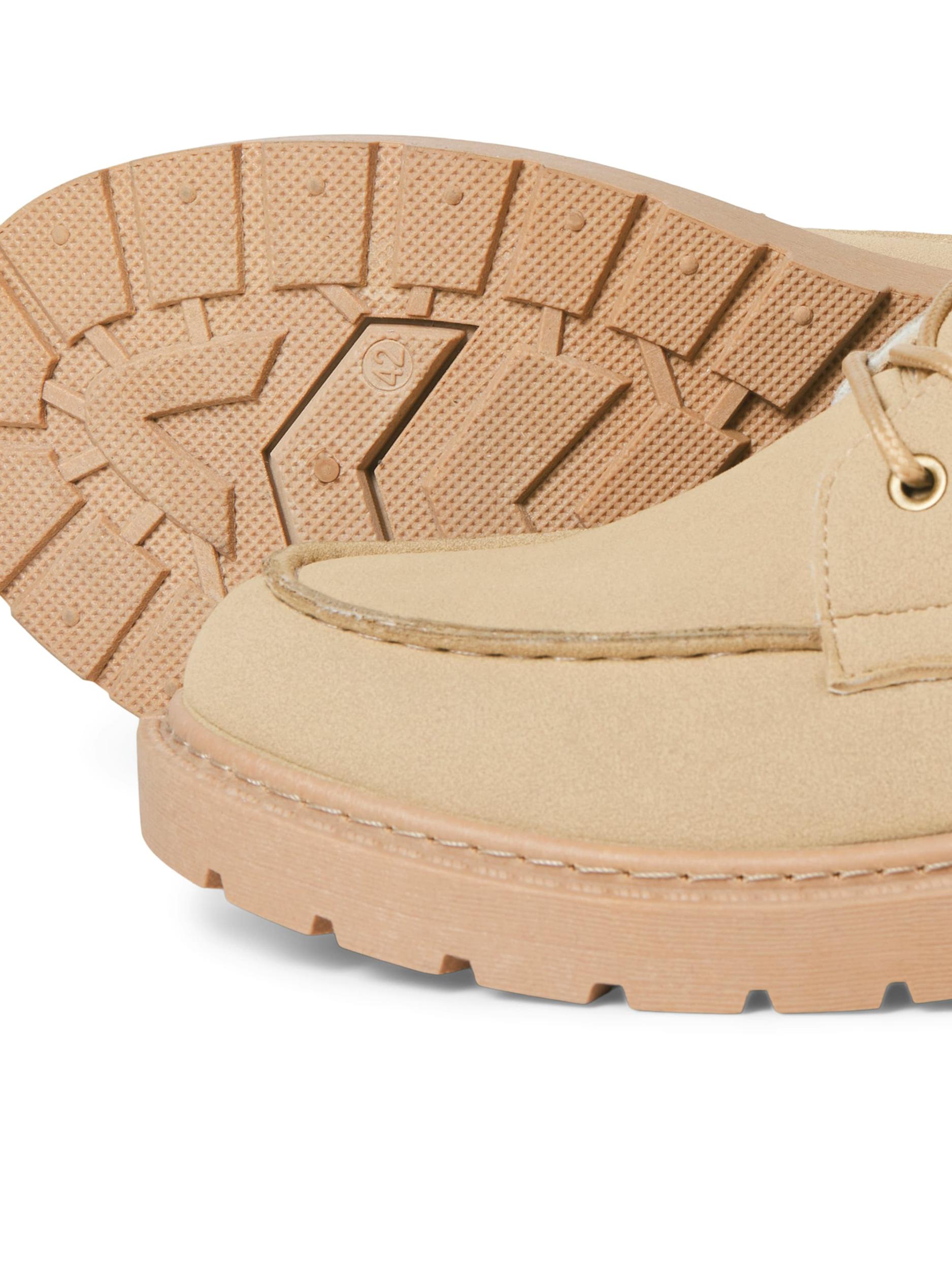 JACK & JONES Bocanci cu șireturi maro