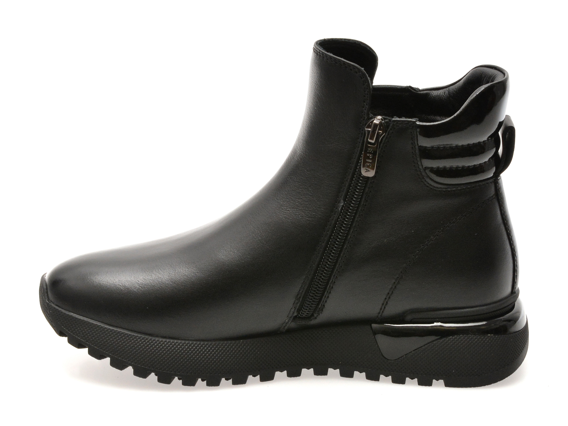 Ghete EPICA negre, 31350, din piele naturala