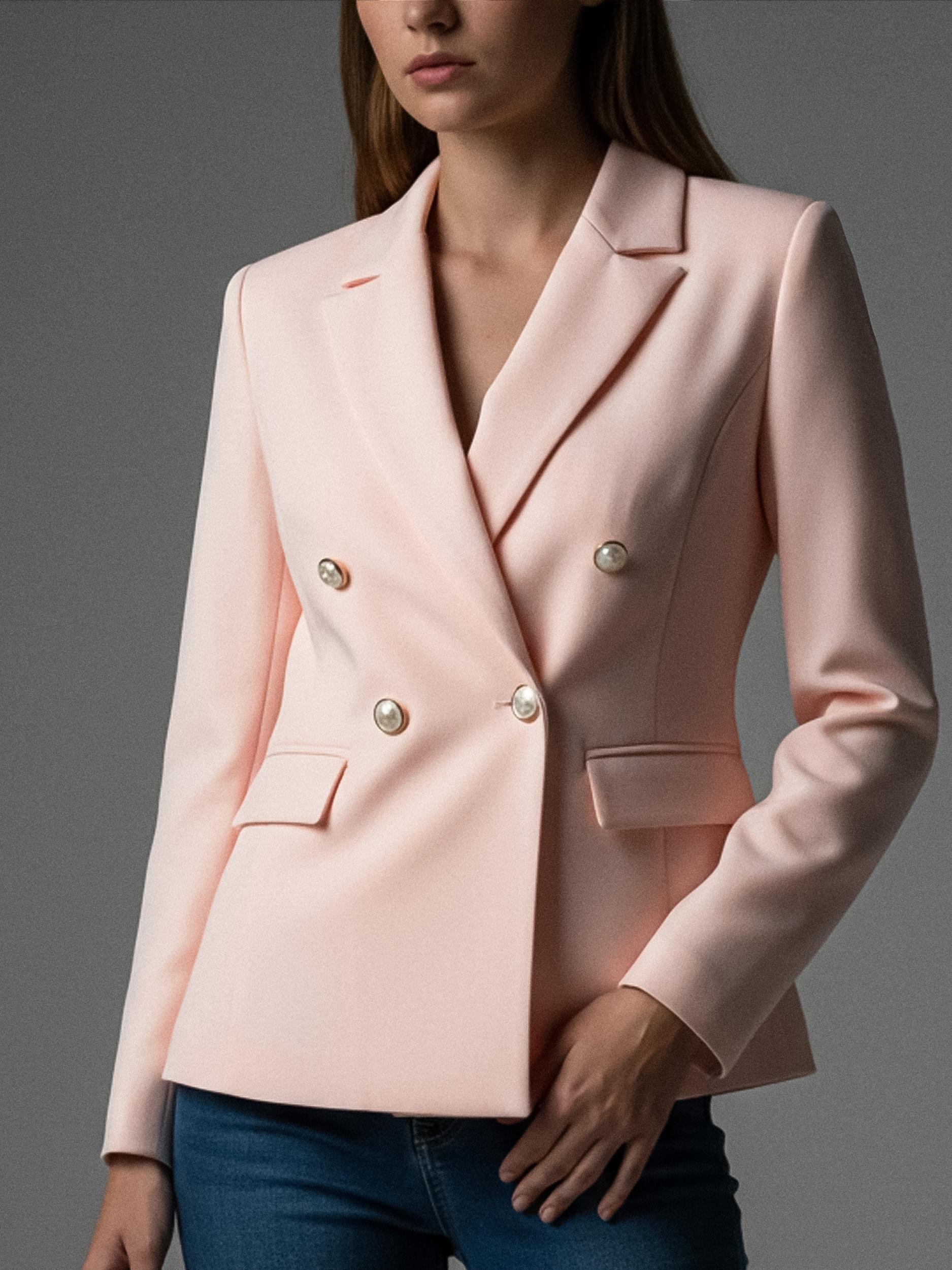 Sinsay - Sacou - roz-pastel