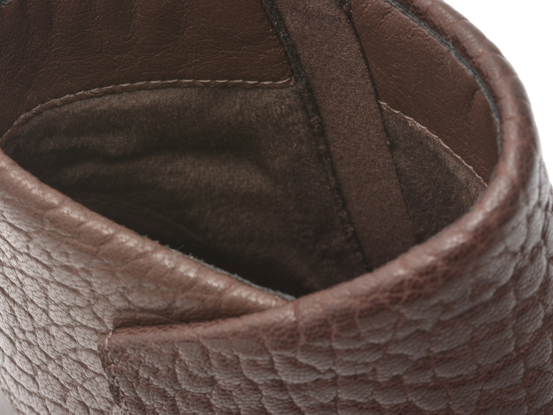 Ghete EPICA maro, 5556, din piele naturala