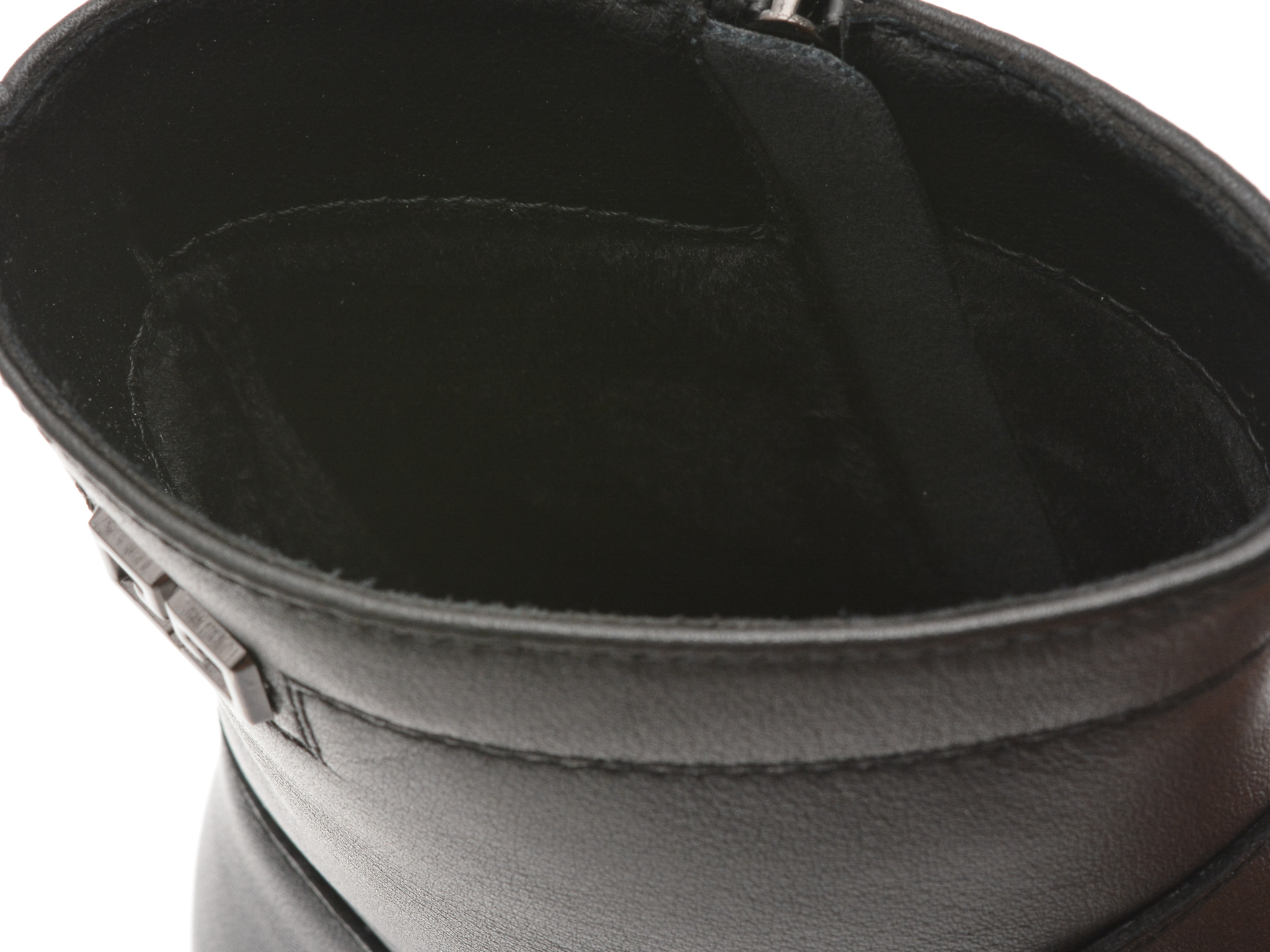 Ghete EPICA negre, DX1286, din piele naturala