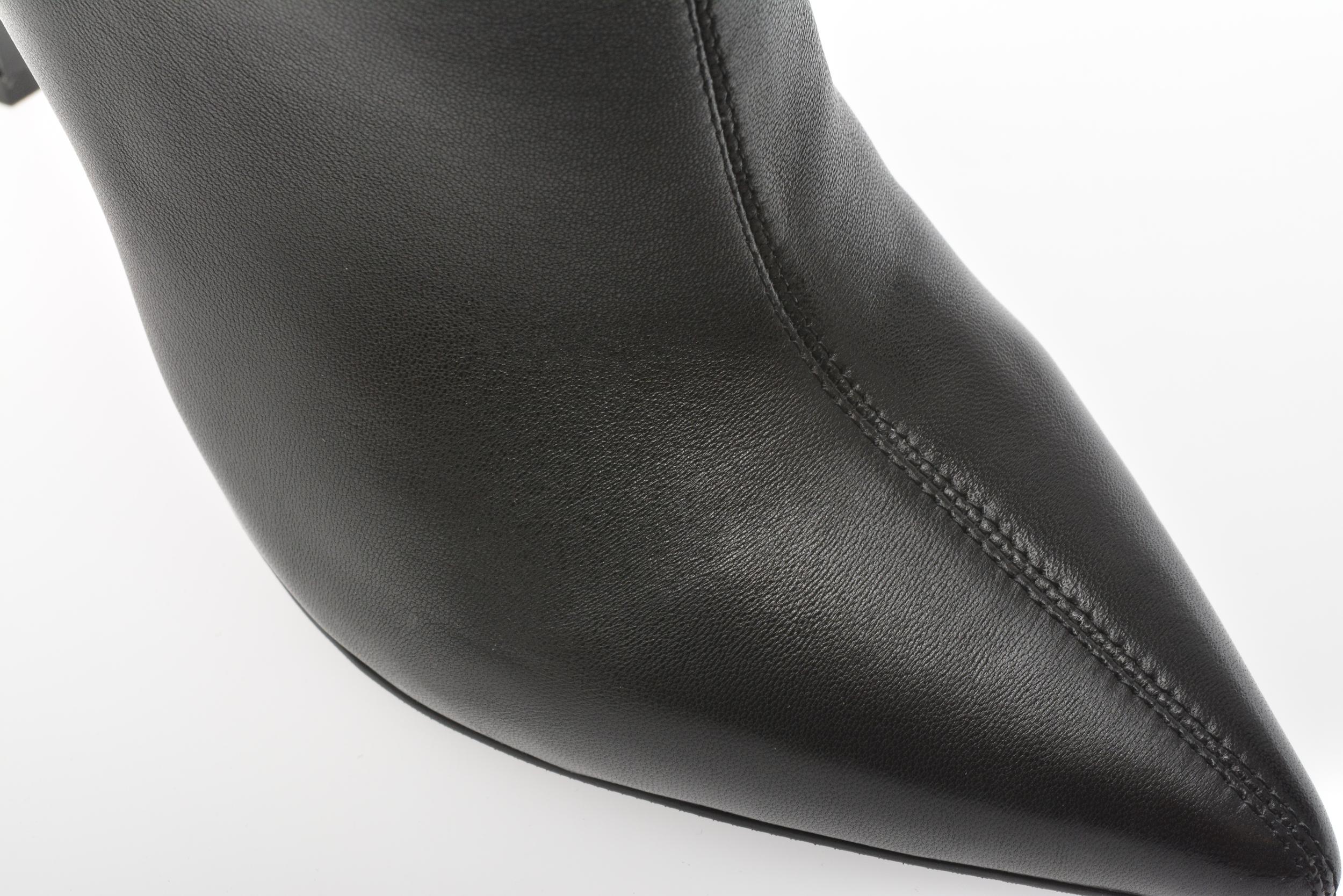 Cizme elegante EPICA PREMIUM negre, 109R, din piele naturala