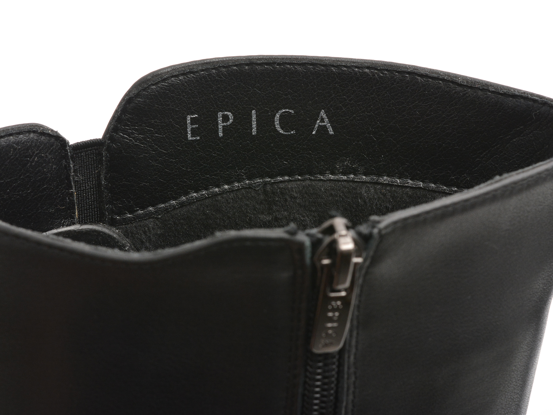 Cizme EPICA negre, 13885, din piele naturala