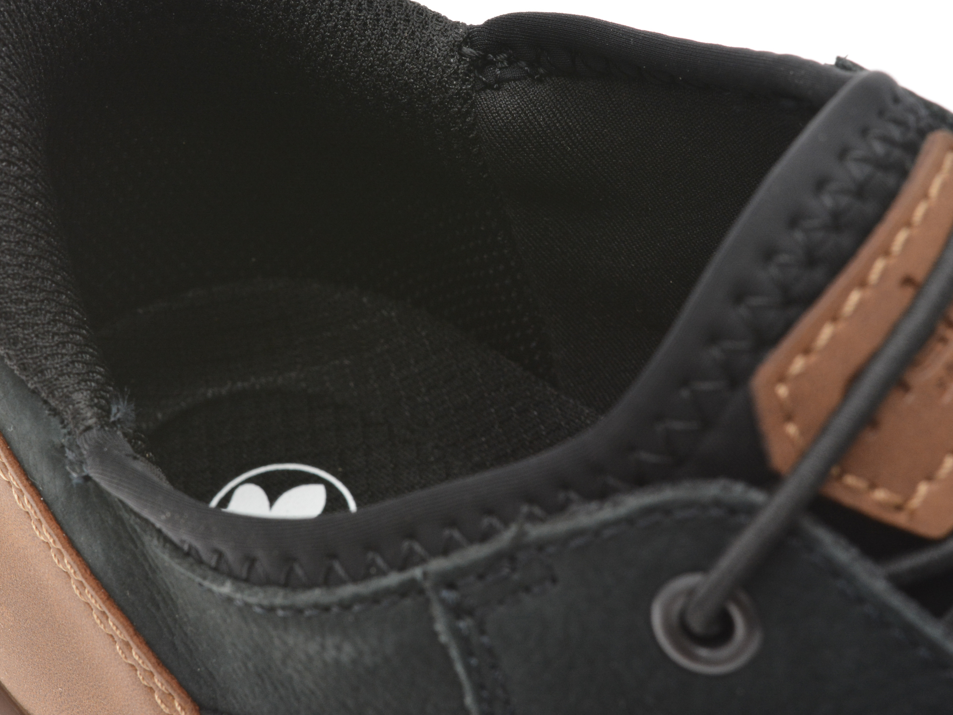 Pantofi sport RIEKER bleumarin, B3357, din piele naturala