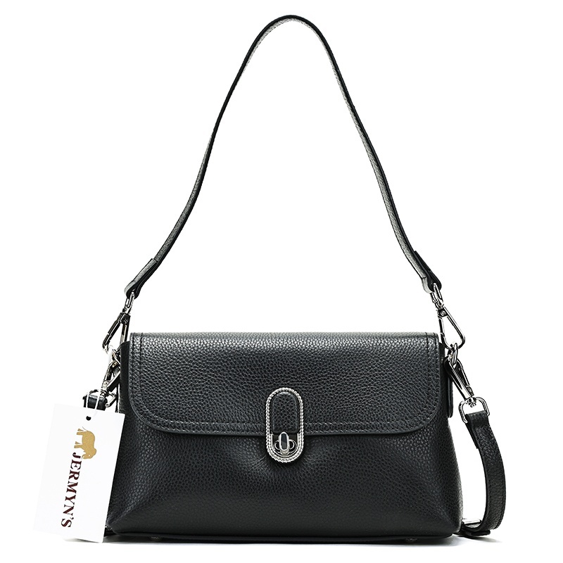 Geanta dama, piele naturala, JERMYN'S Fatima, neagra