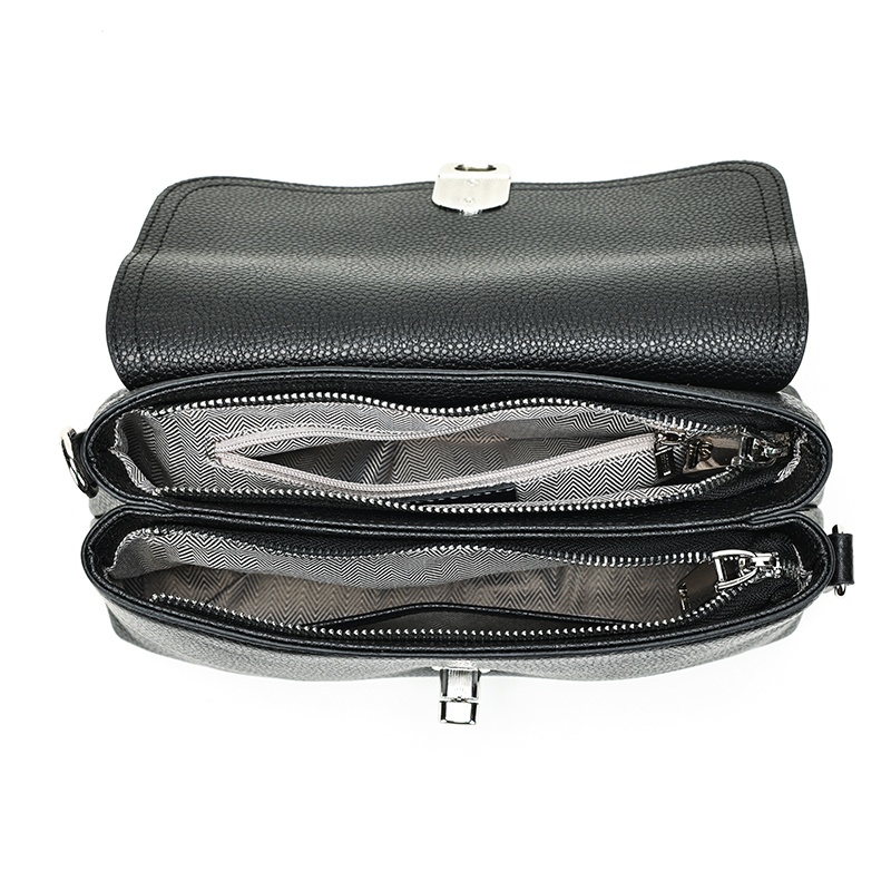 Geanta dama, piele naturala, JERMYN'S Fatima, neagra