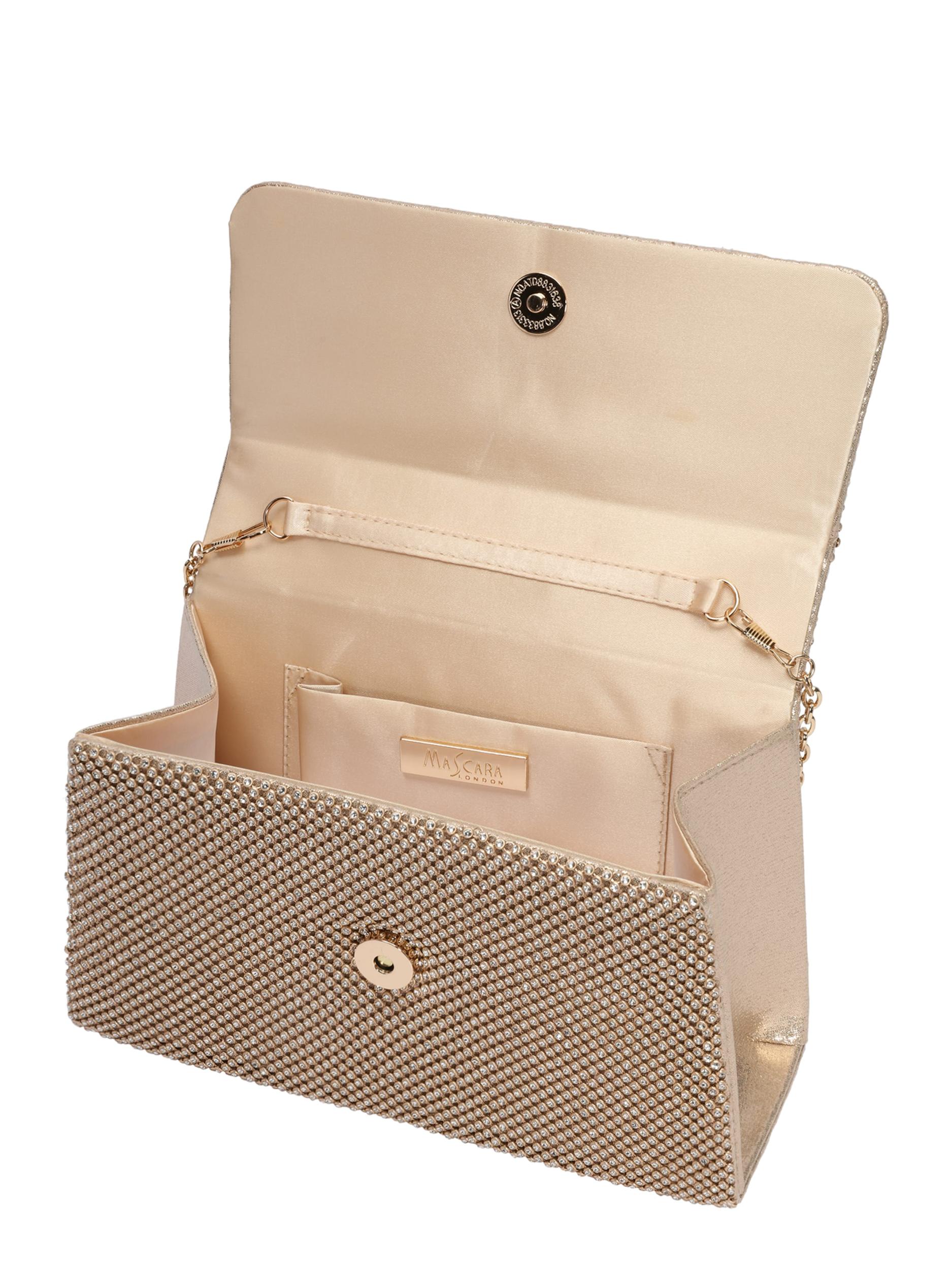 mascara Clutch auriu