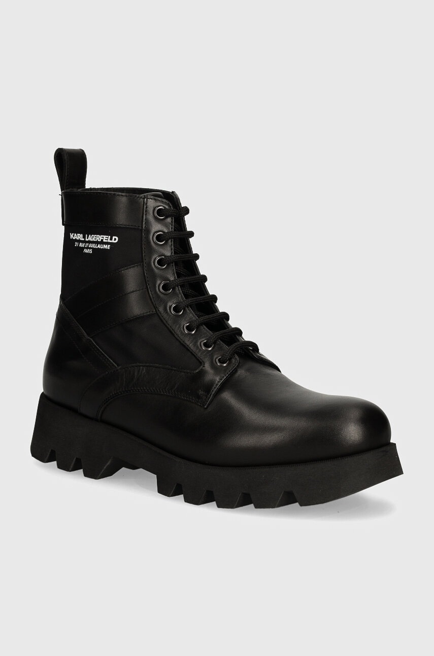 Karl Lagerfeld bocanci de piele Terra