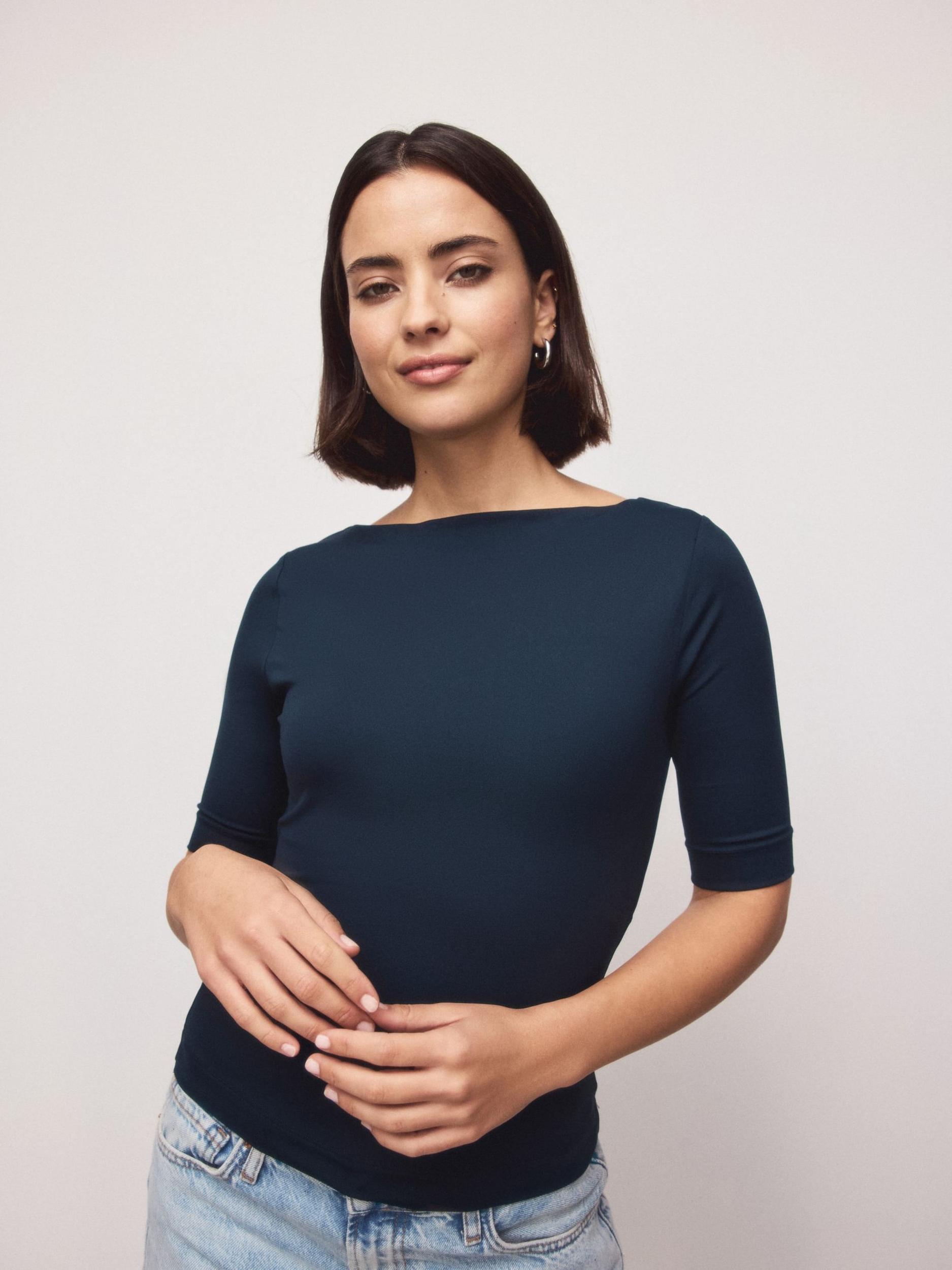 Next Tricou bleumarin