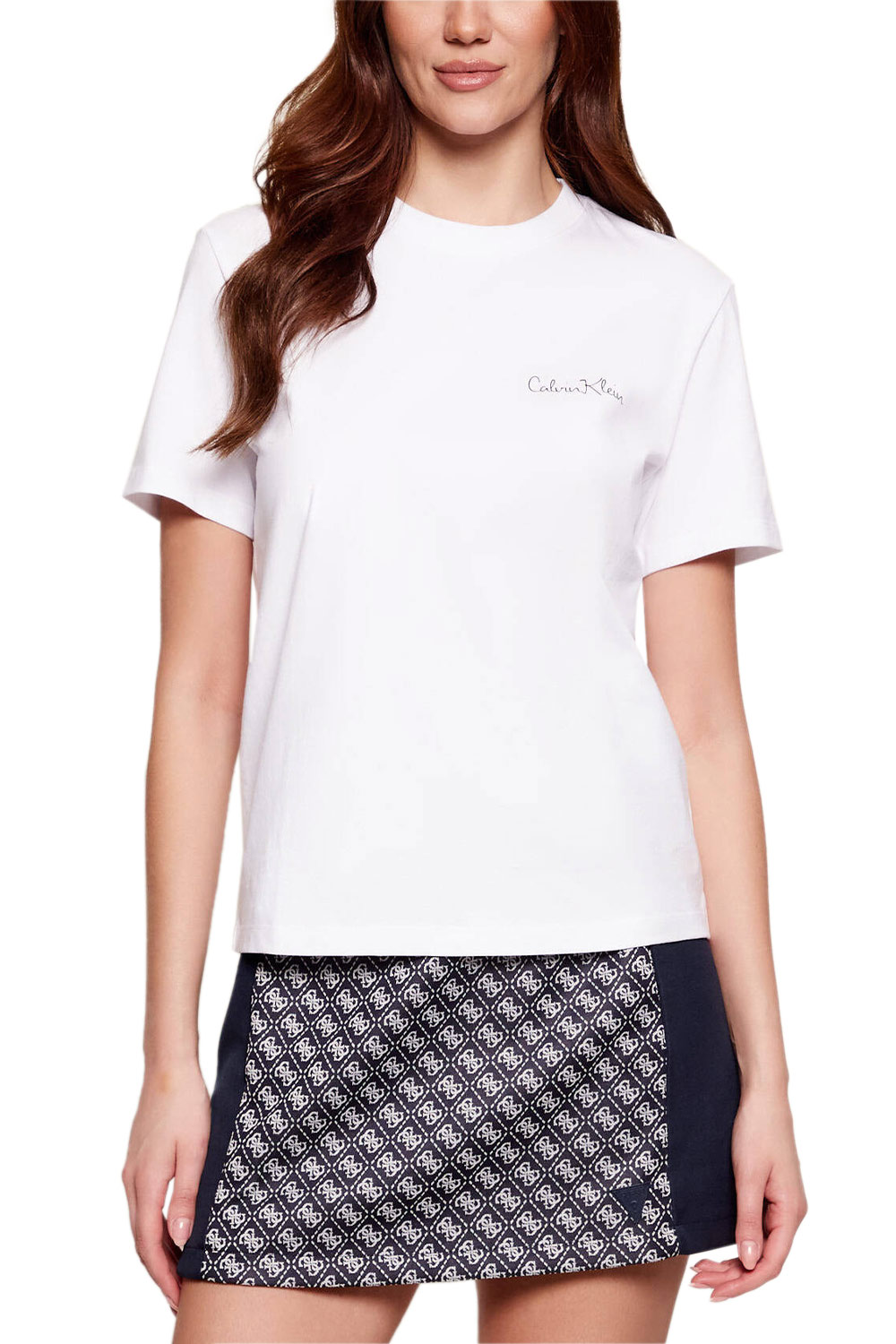 CALVIN KLEIN T-Shirt Ss Classic Graphic LV047E809G YAA brilliant white