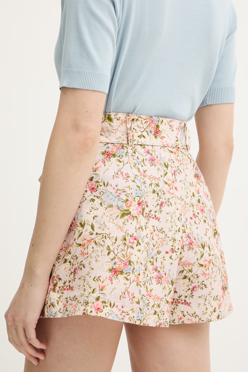 Silvian Heach pantaloni scurți din in ALIMO