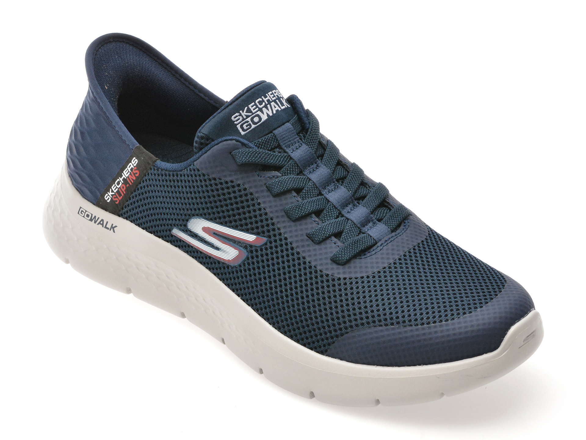 Pantofi sport SKECHERS bleumarin, GO WALK FLEX, din material textil