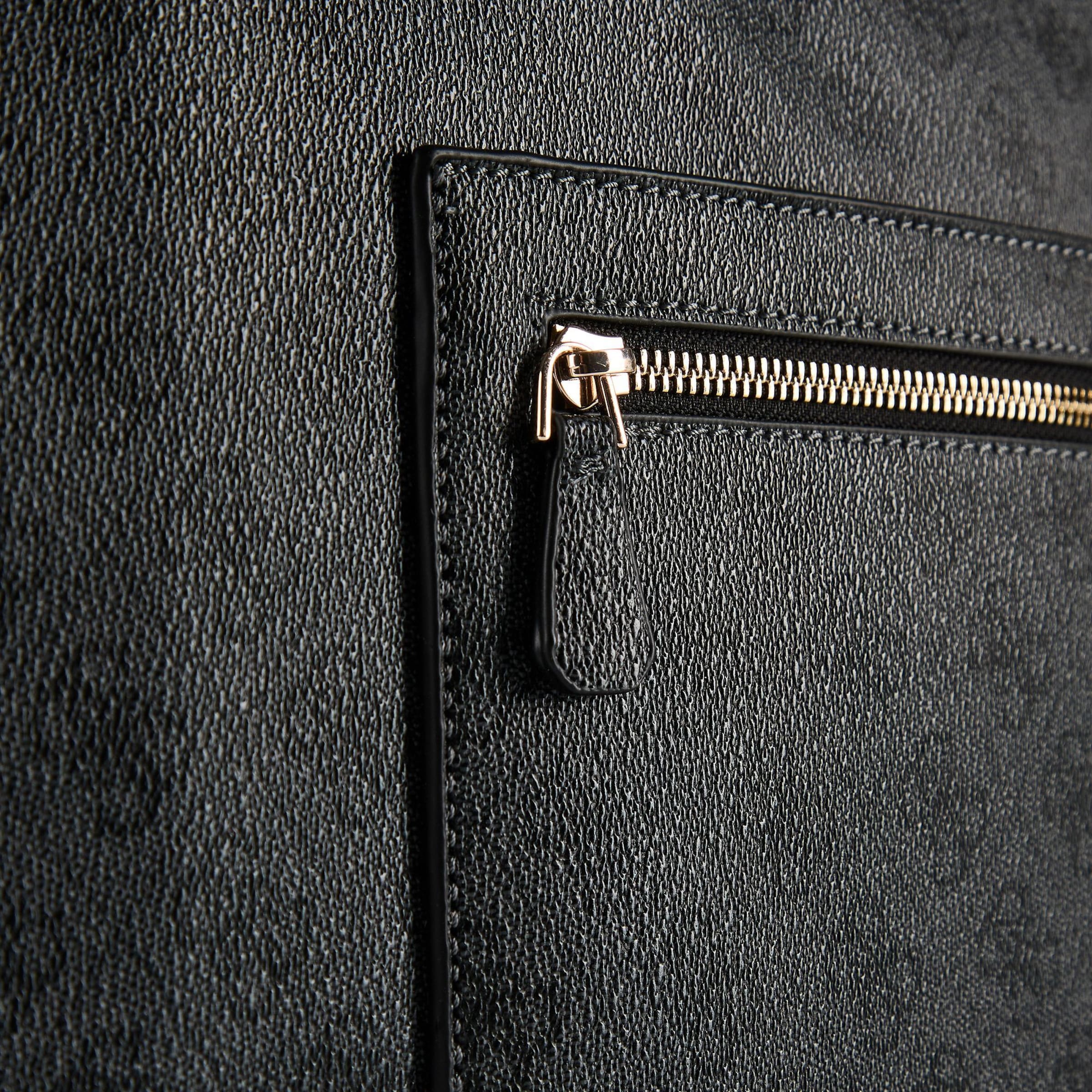 GUESS Plase de cumpărături 'Latona' gri închis / negru