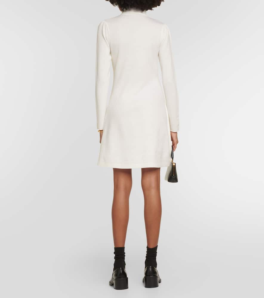 Jardin des Orangers Wool and cashmere minidress
