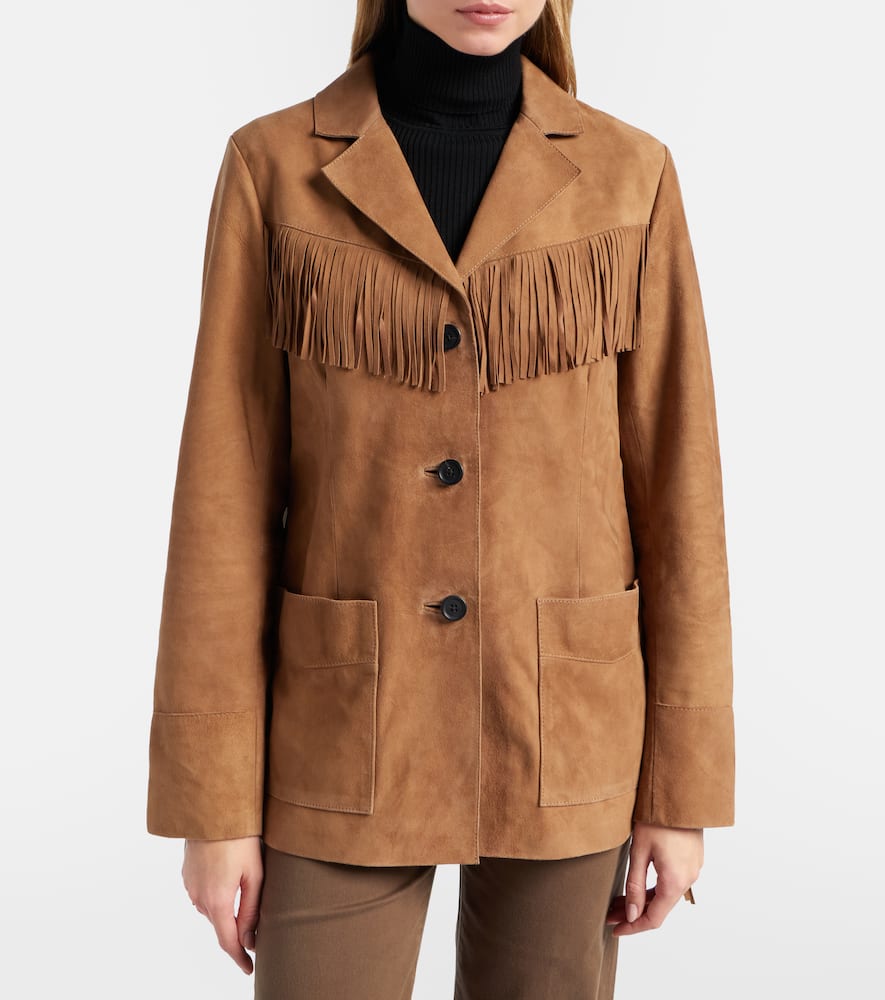 Rixo Fringed suede jacket