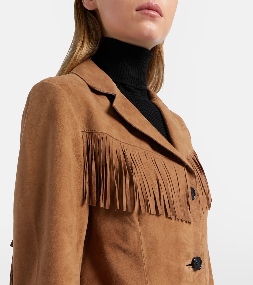Rixo Fringed suede jacket